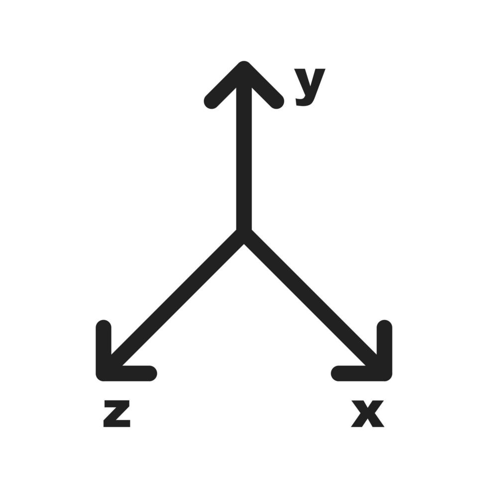 Graph II Line Icon vector