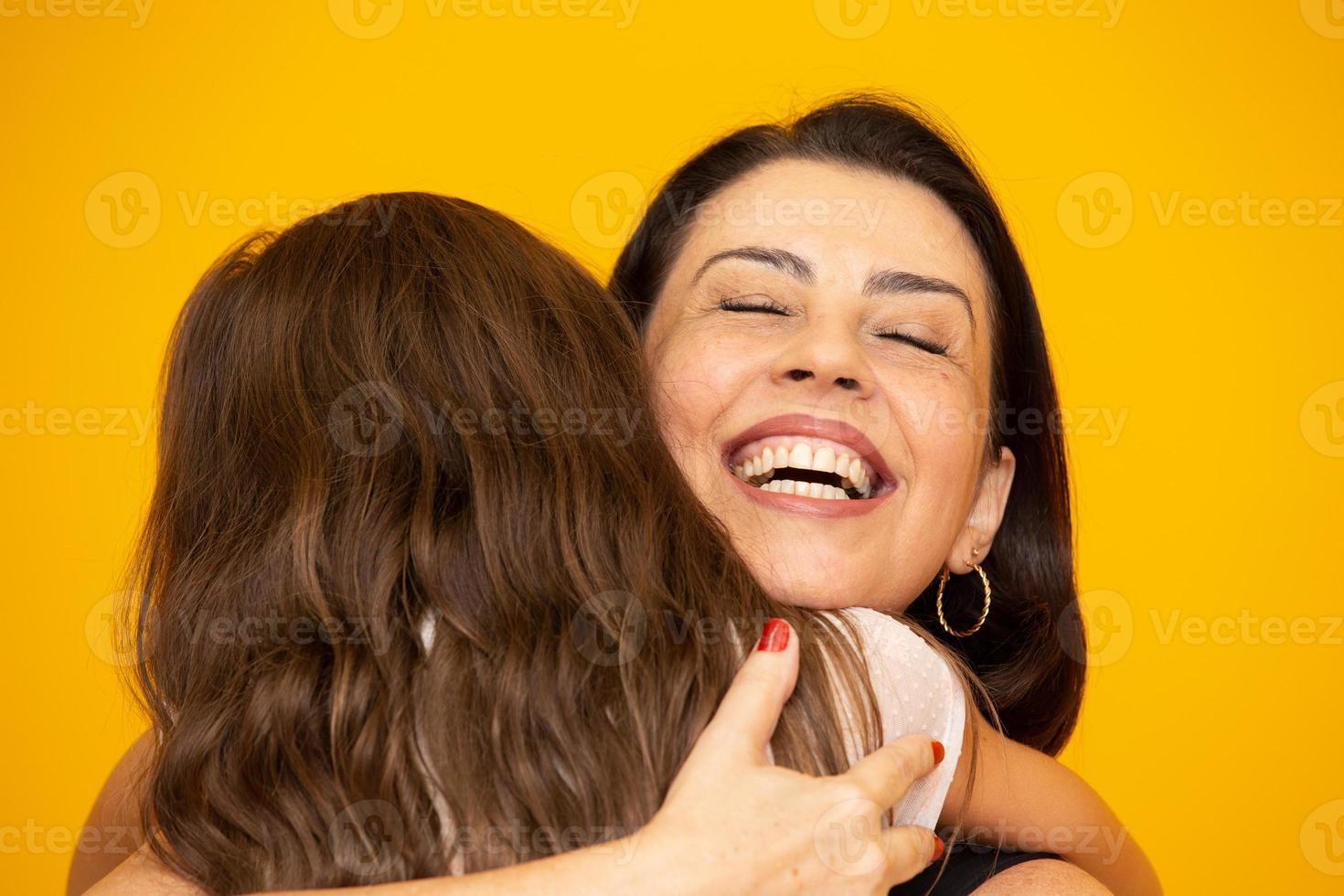 Mothers day concept. Mothers day concept. Mother and daughter photo
