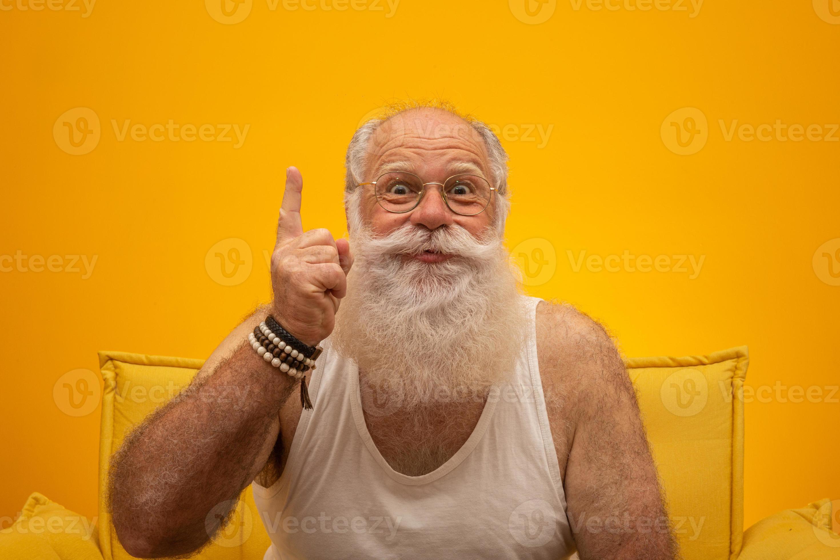 Smiling senior with a long white beard man making one times sign gesture with hand fingers on yellow background. Positive emotion facial expression feelings, attitude, symbol, countdown. 7548026 Stock Photo at Vecteezy Smiling senior with a long white beard man making one times sign gesture with hand fingers on yellow background. Positive emotion facial expression feelings, attitude, symbol, countdown. 7548026 Stock Photo at Vecteezy