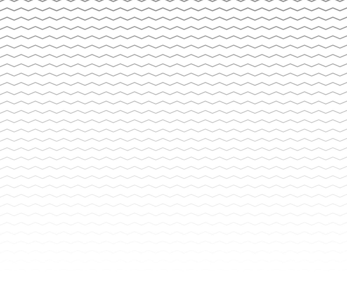 Wave, zigzag lines pattern. Black wavy line on white background. Texture vector - illustration