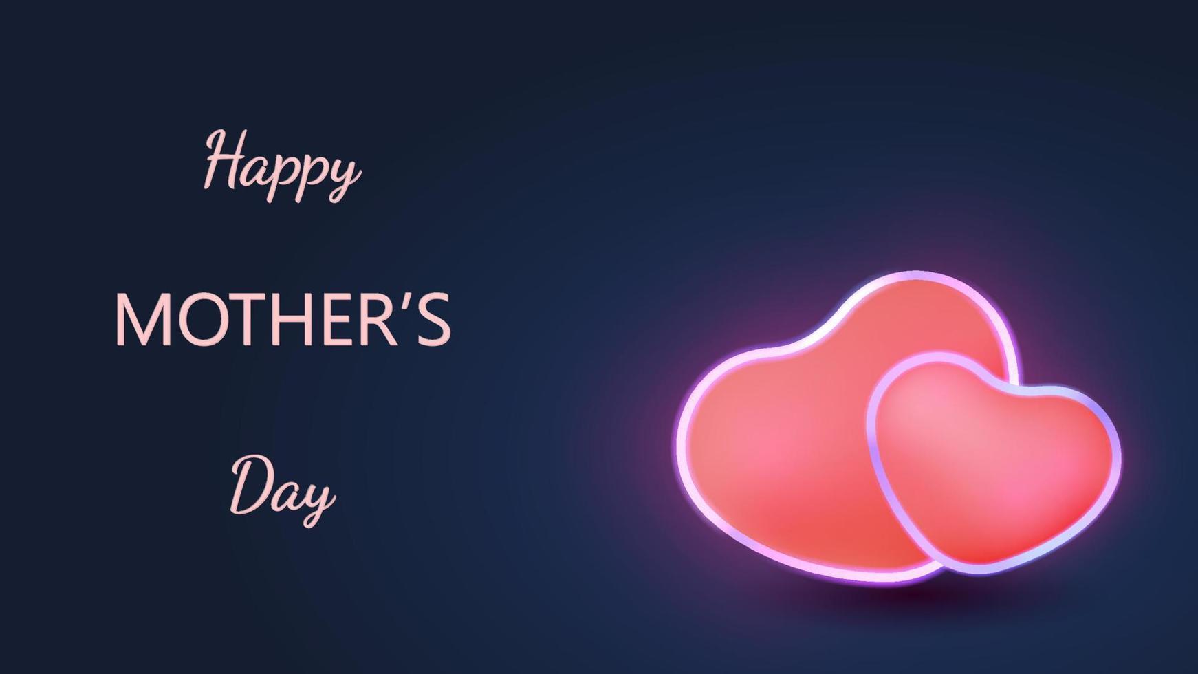 Happy Mother's Day vector illustration. mothers day vector illustration for greeting card, social  media posts.
