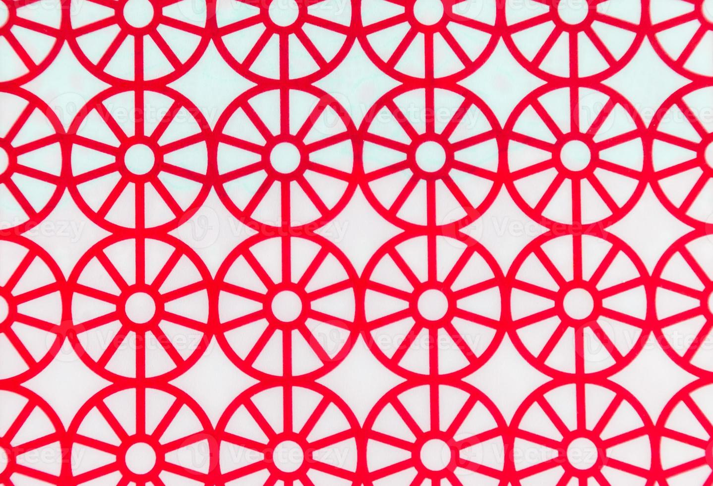 Red circles on white background photo