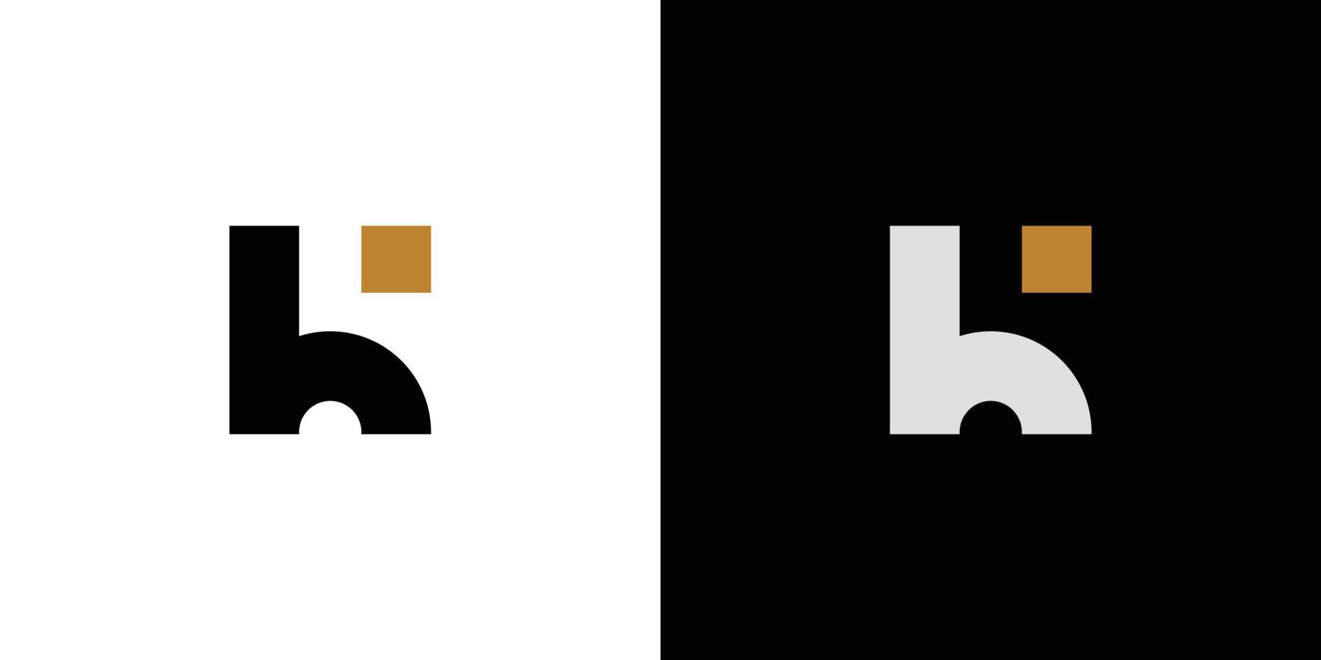modern and unique letter H initials logo design vector