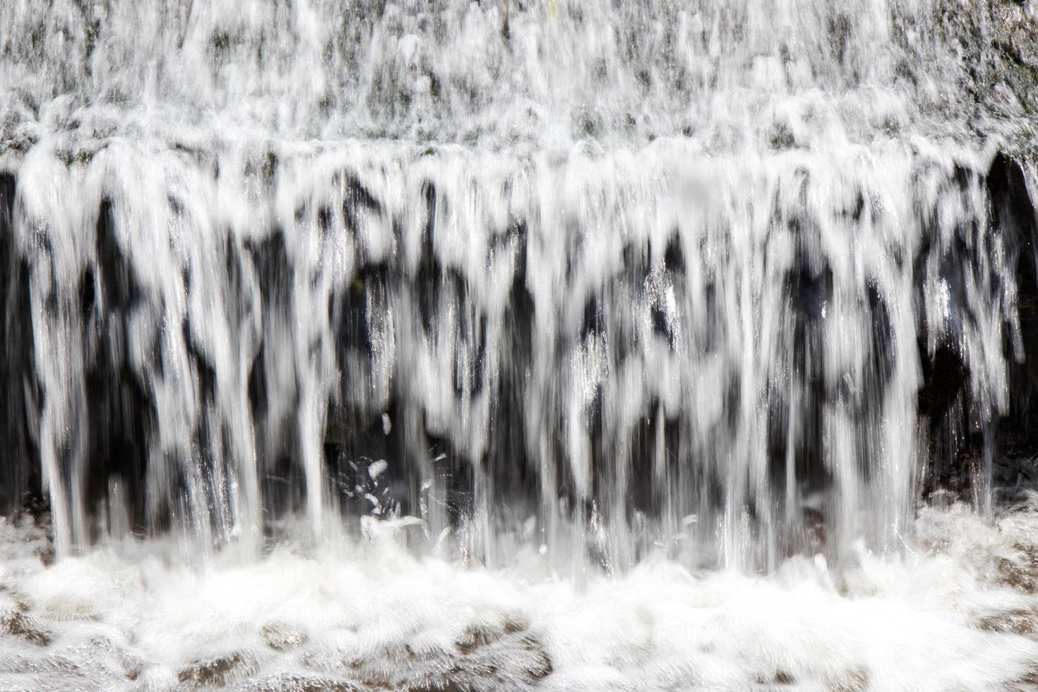 Abstract close-up waterfall. photo