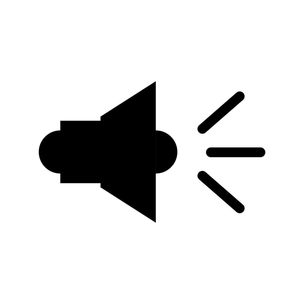 Volume web symbol icon. Graphic elements for your design. Volume Speaker icon vector. Audio speaker symbol vector Sound icon and bar scale sign.
