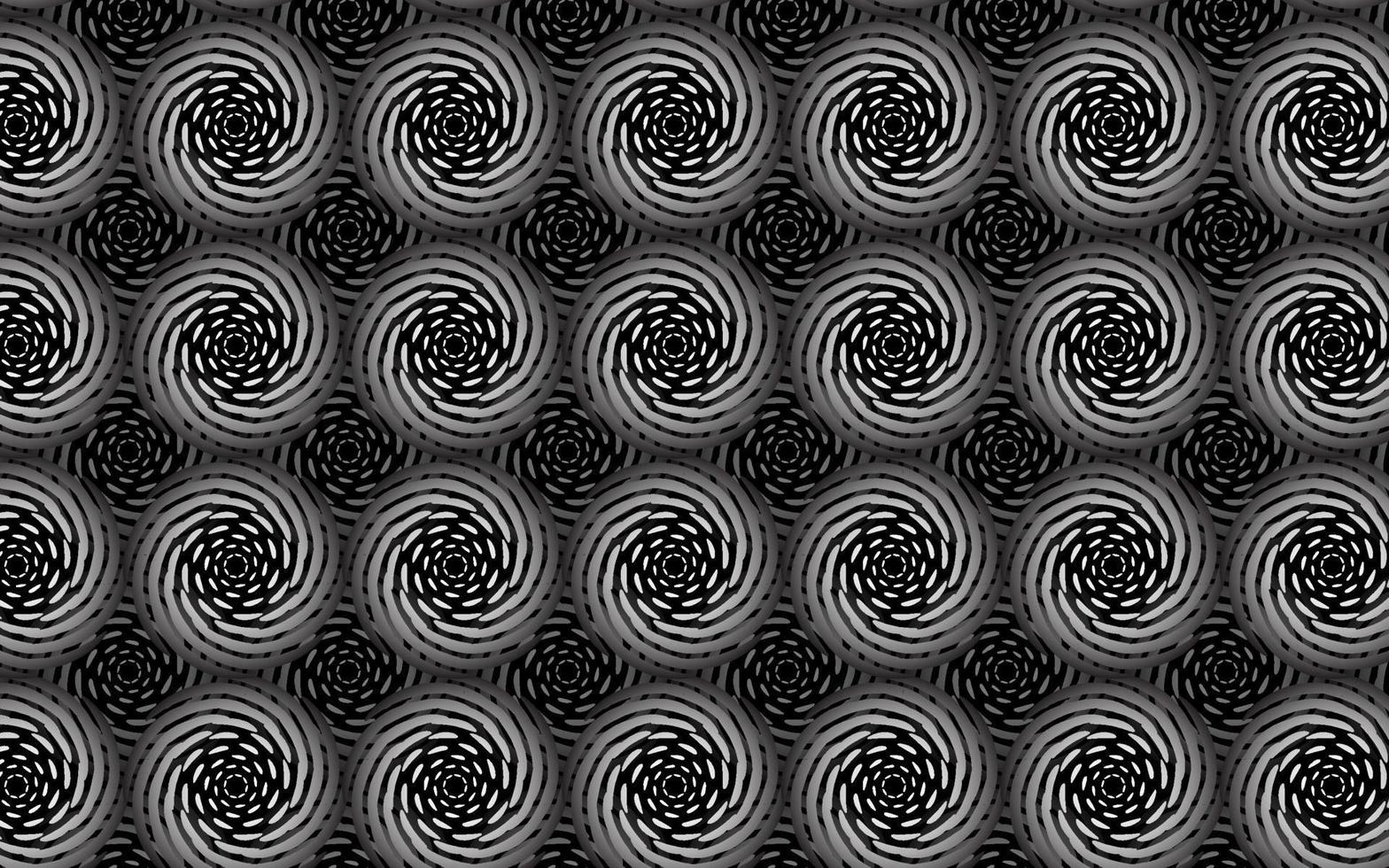 Black and white abstract design pattern, seamless monochrome background roses. vector