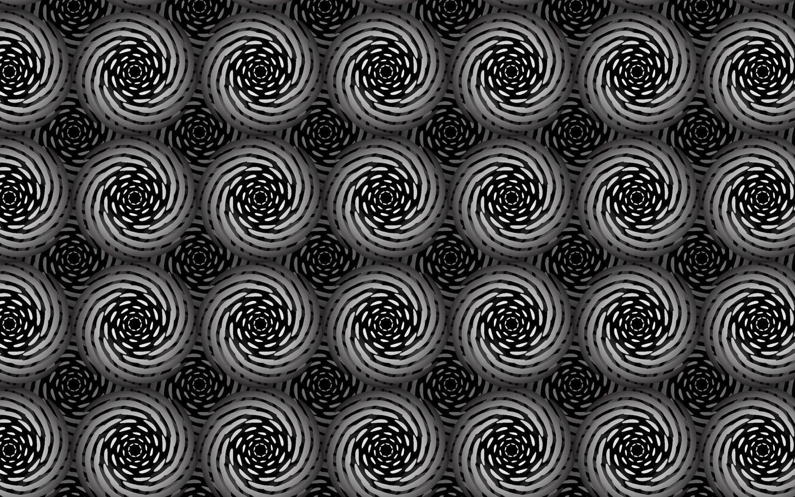 Black and white abstract design pattern, seamless monochrome background roses. vector
