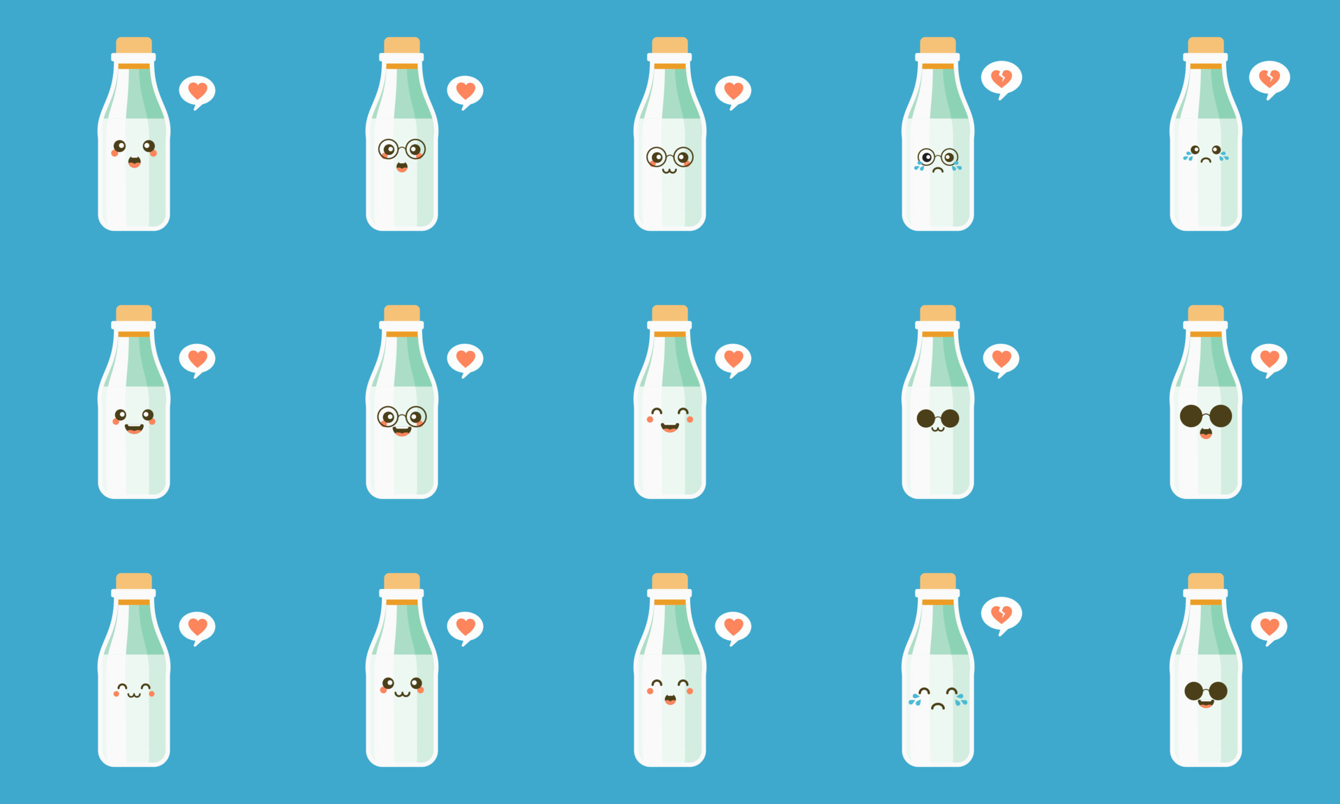 Free printable emoji water bottle labels