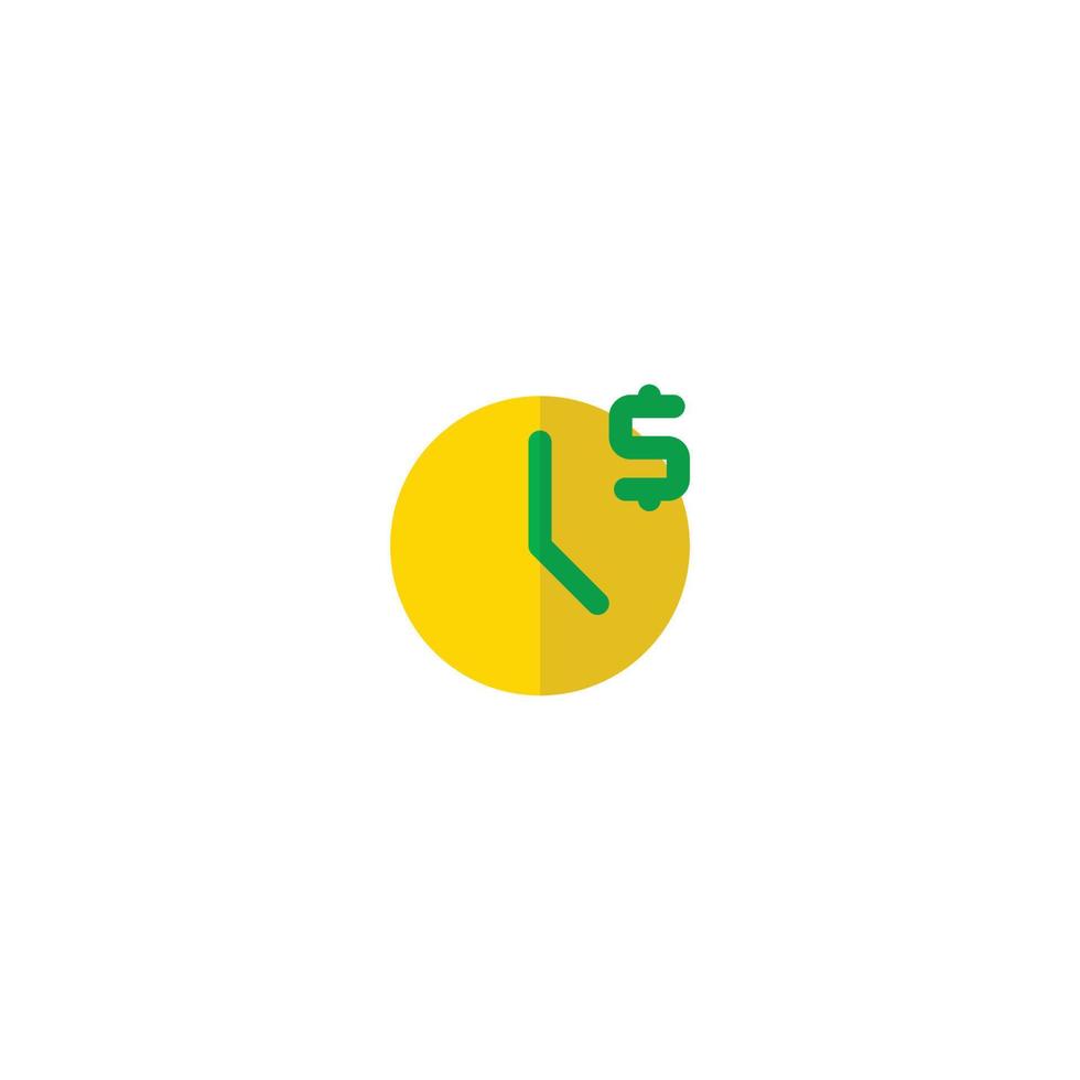 time is money. app icon vector