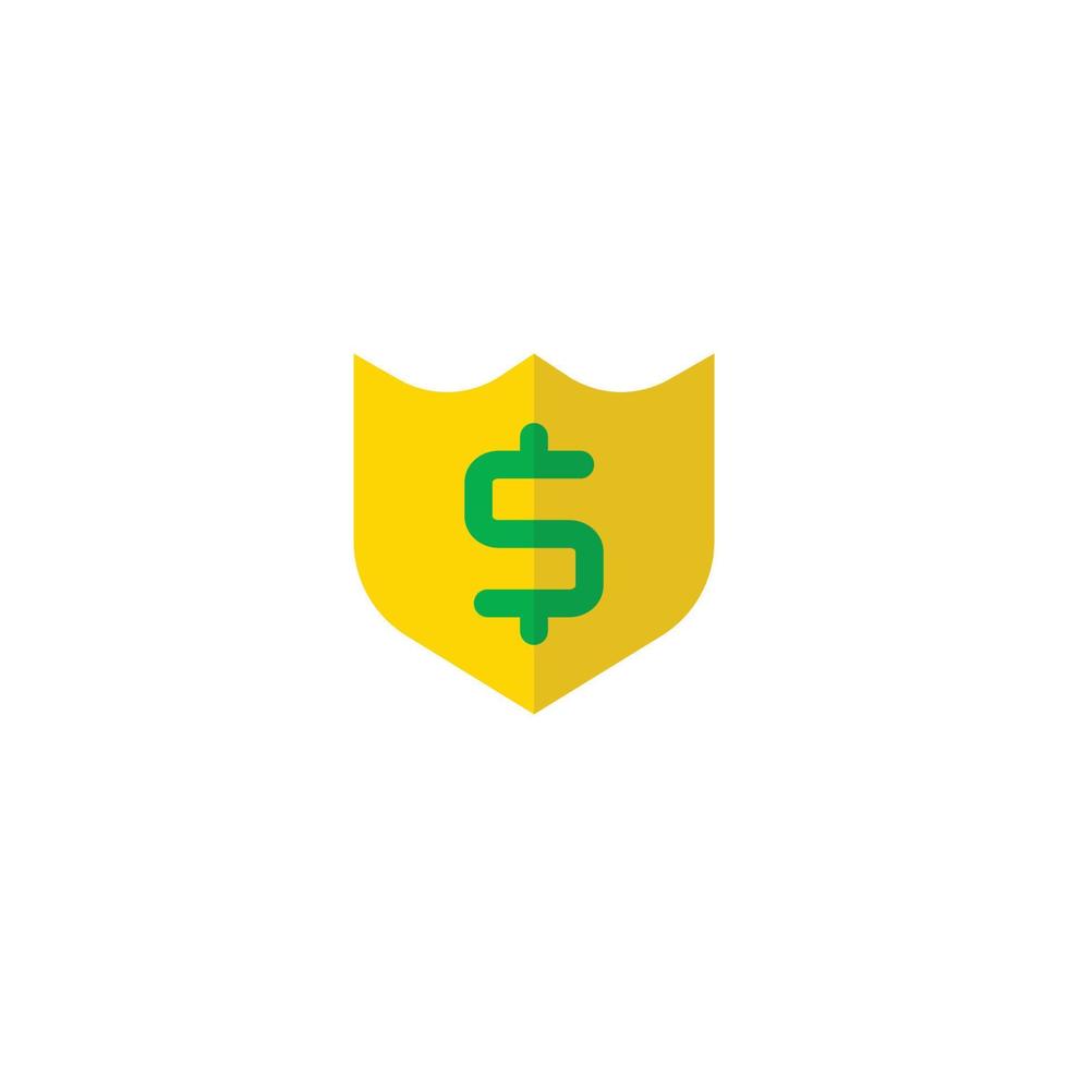 this is financial security icon vector