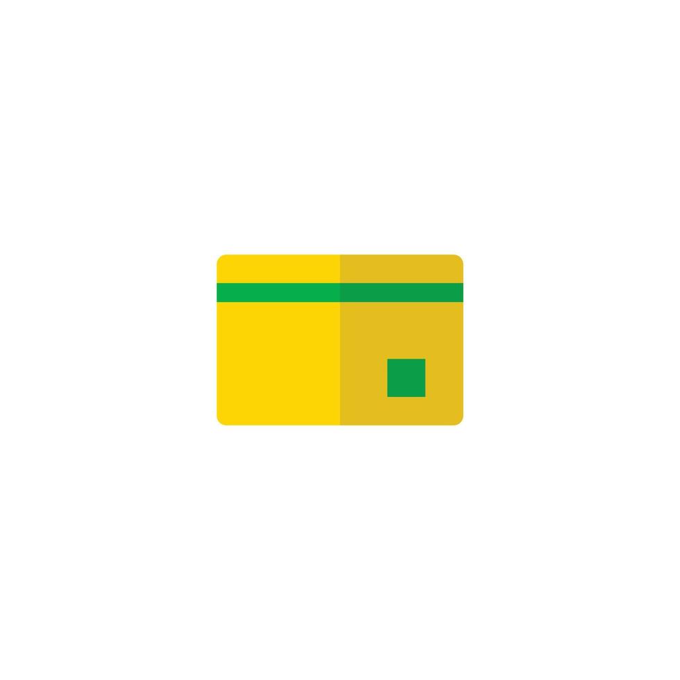 this is the atm card icon vector