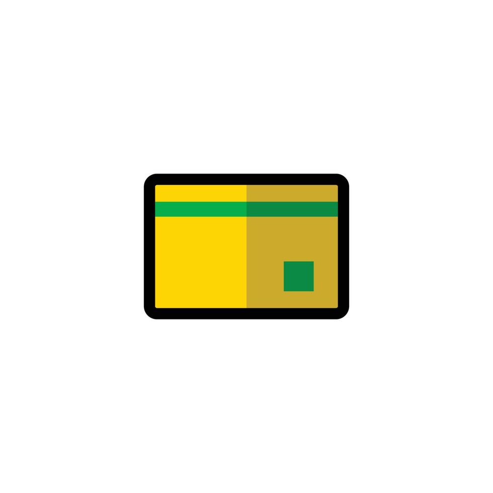 this is the atm card icon vector
