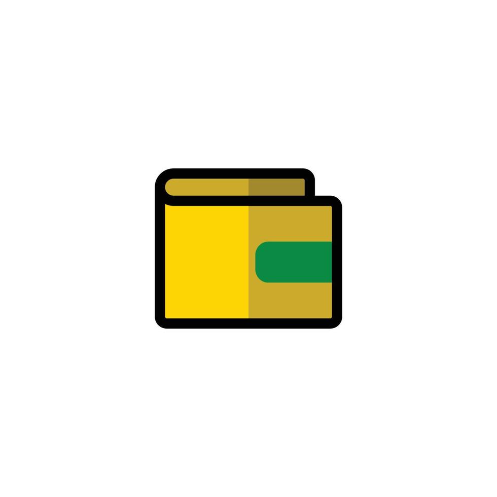 this is wallet icon vector