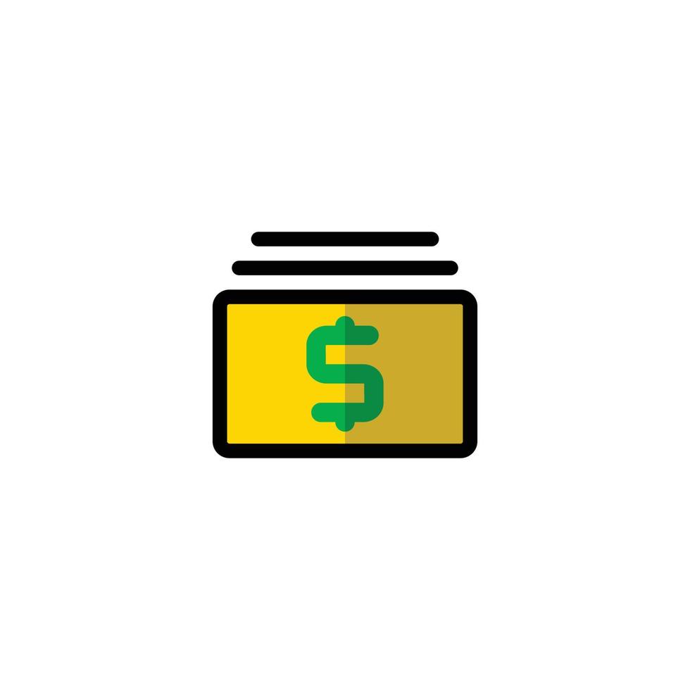 these are paper dollars vector