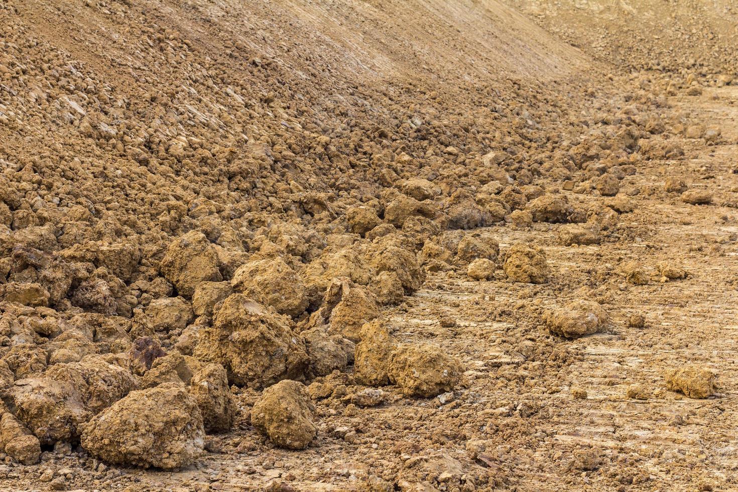 Clod brown coast. photo