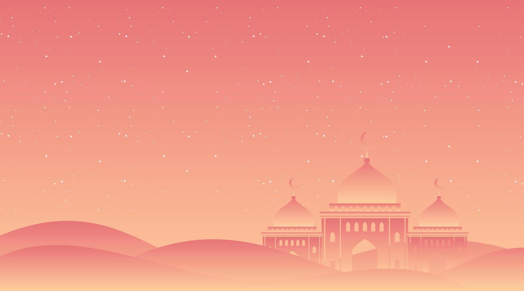 fondo islámico. fondo de eid mubarak. fondo de ramadán kareem. vector