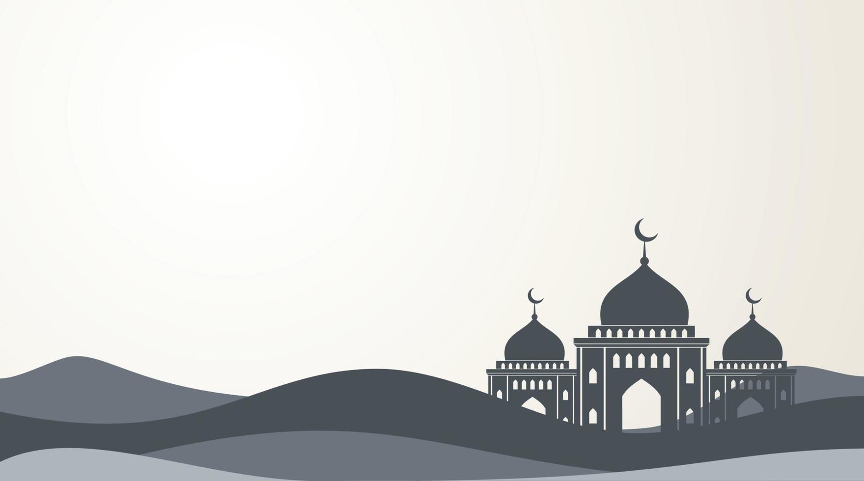 fondo islámico. fondo de eid mubarak. fondo de ramadán kareem. vector