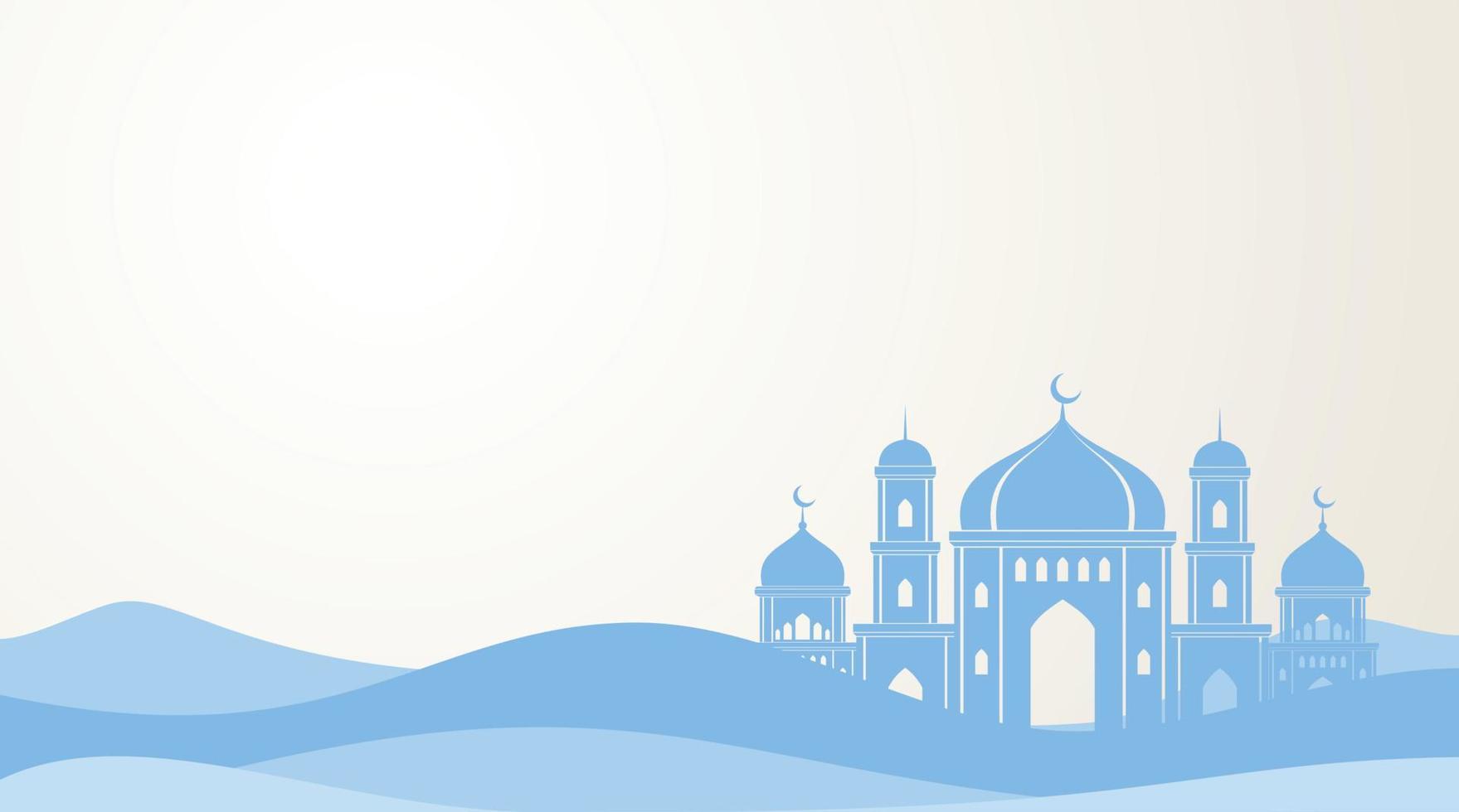 fondo islámico. fondo de eid mubarak. fondo de ramadán kareem. vector