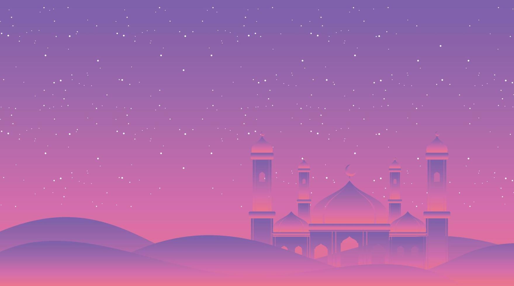 fondo islámico. fondo de eid mubarak. fondo de ramadán kareem. vector