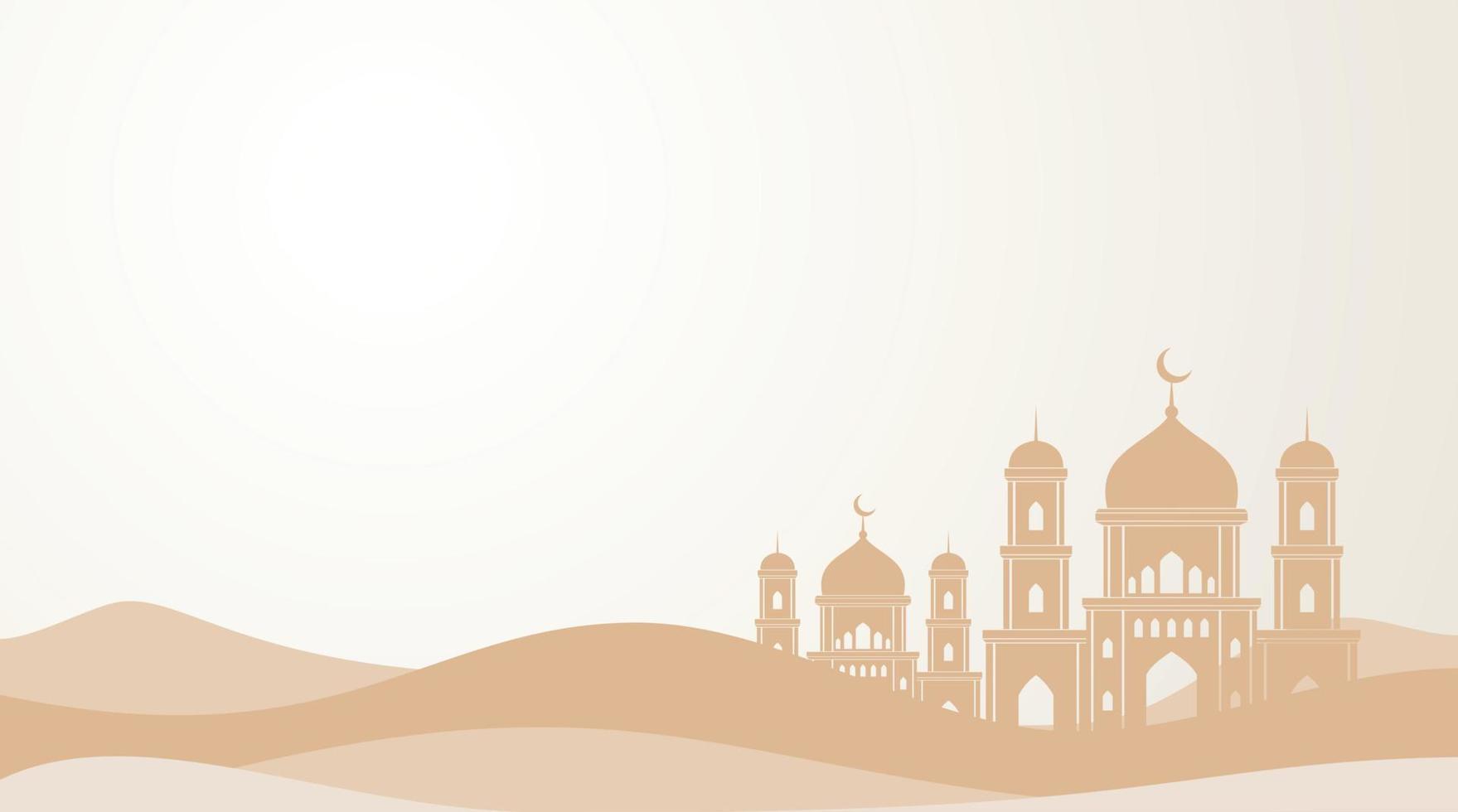 fondo islámico. fondo de eid mubarak. fondo de ramadán kareem. vector