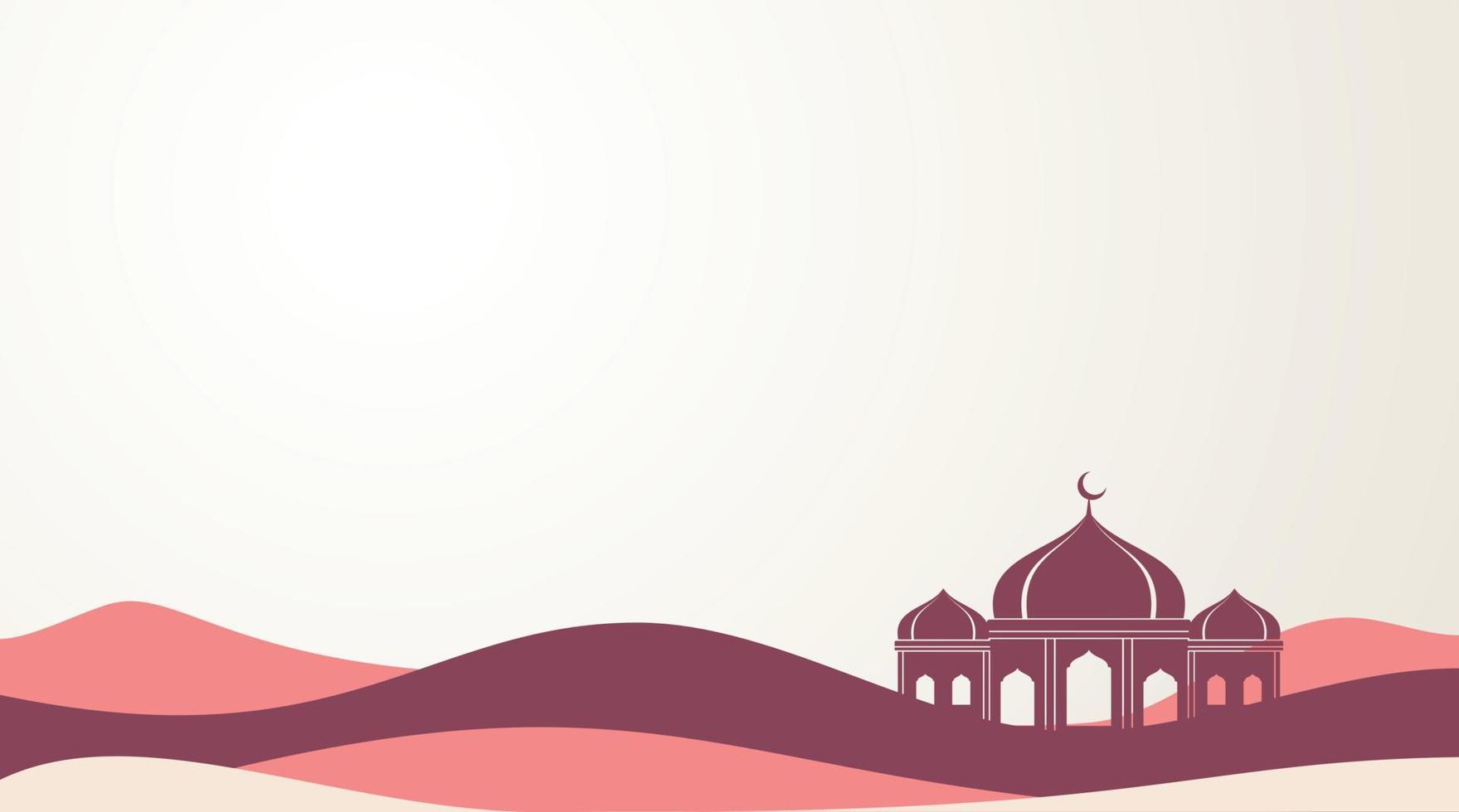 fondo islámico. fondo de eid mubarak. fondo de ramadán kareem. vector