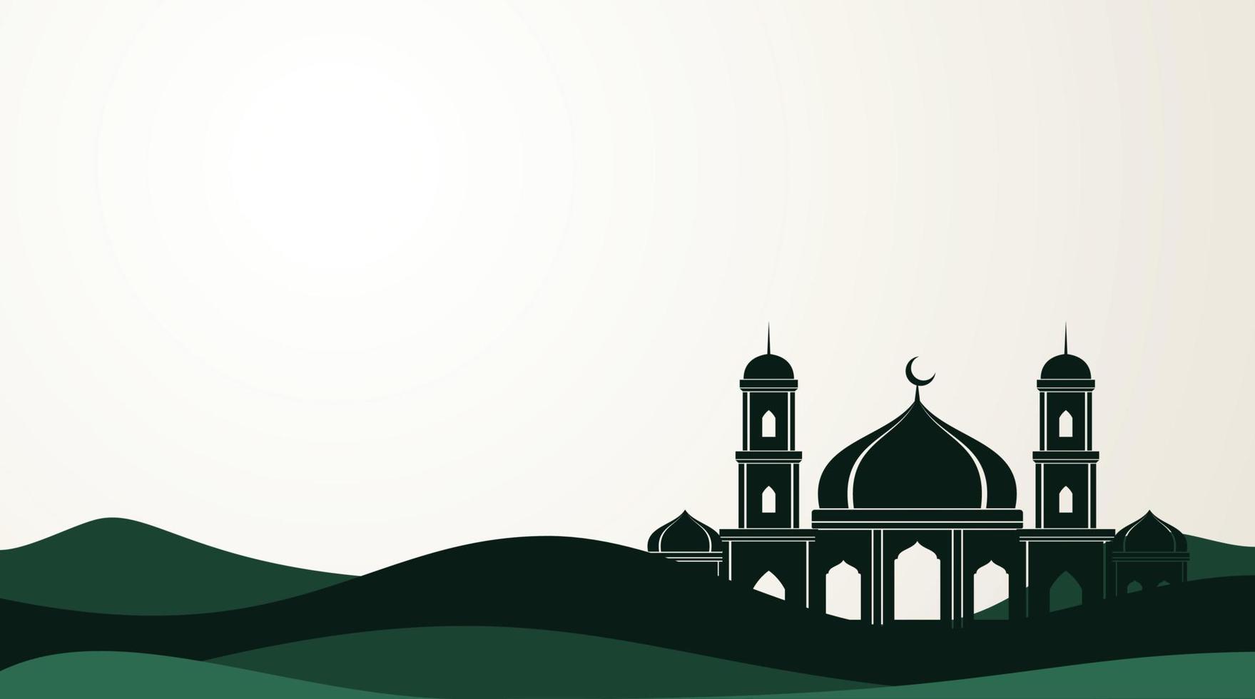 fondo islámico. fondo de eid mubarak. fondo de ramadán kareem. vector