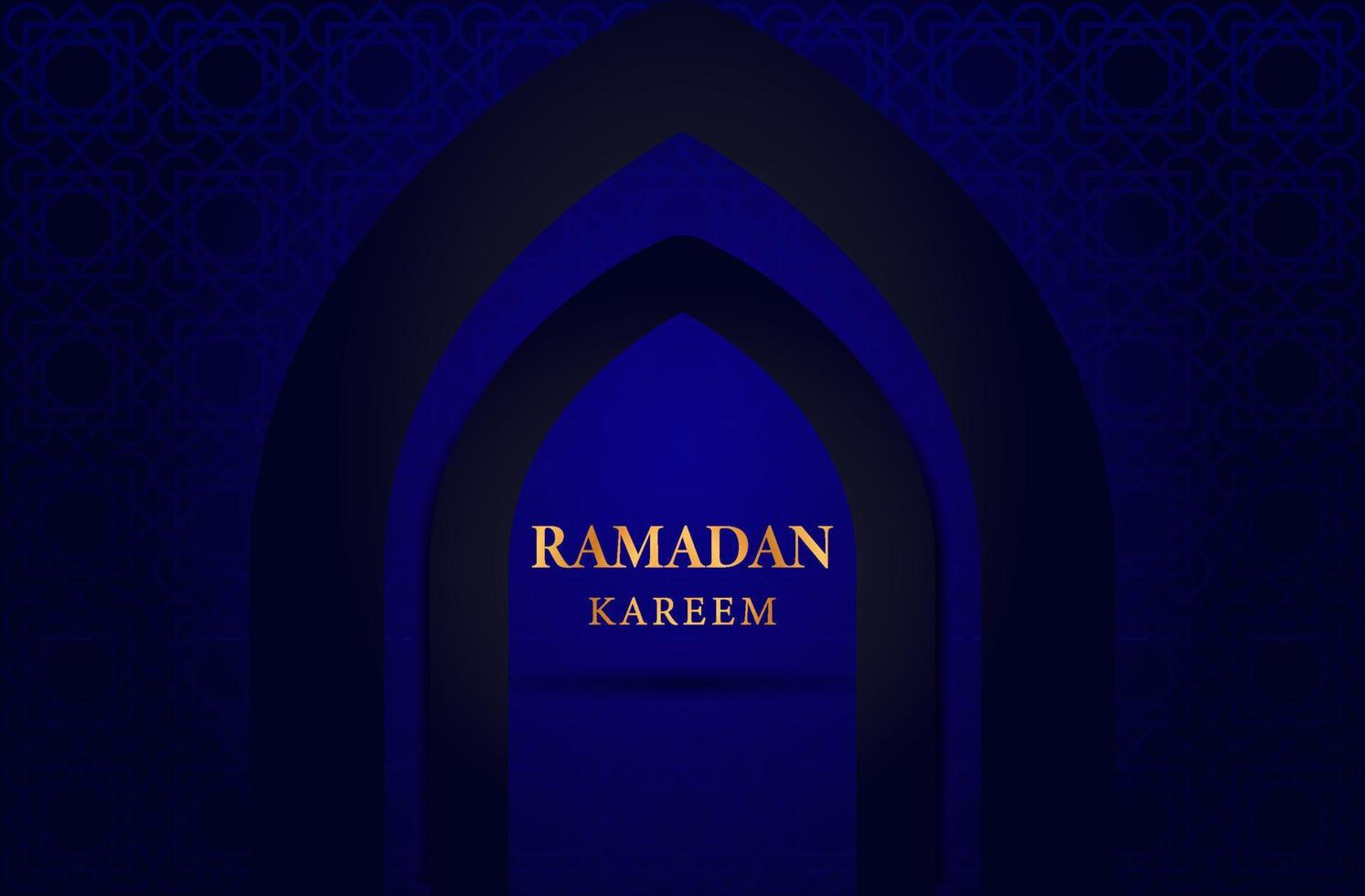 the background of the holy month of Ramadan vector