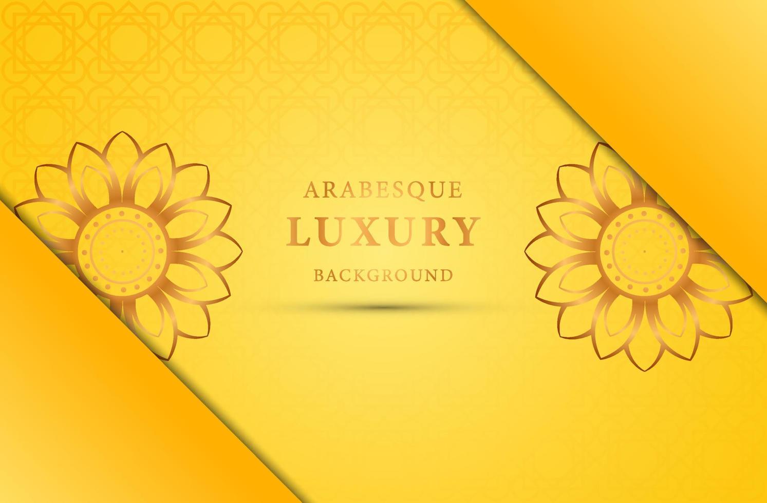 golden luxury background, Islamic background, mandala background vector