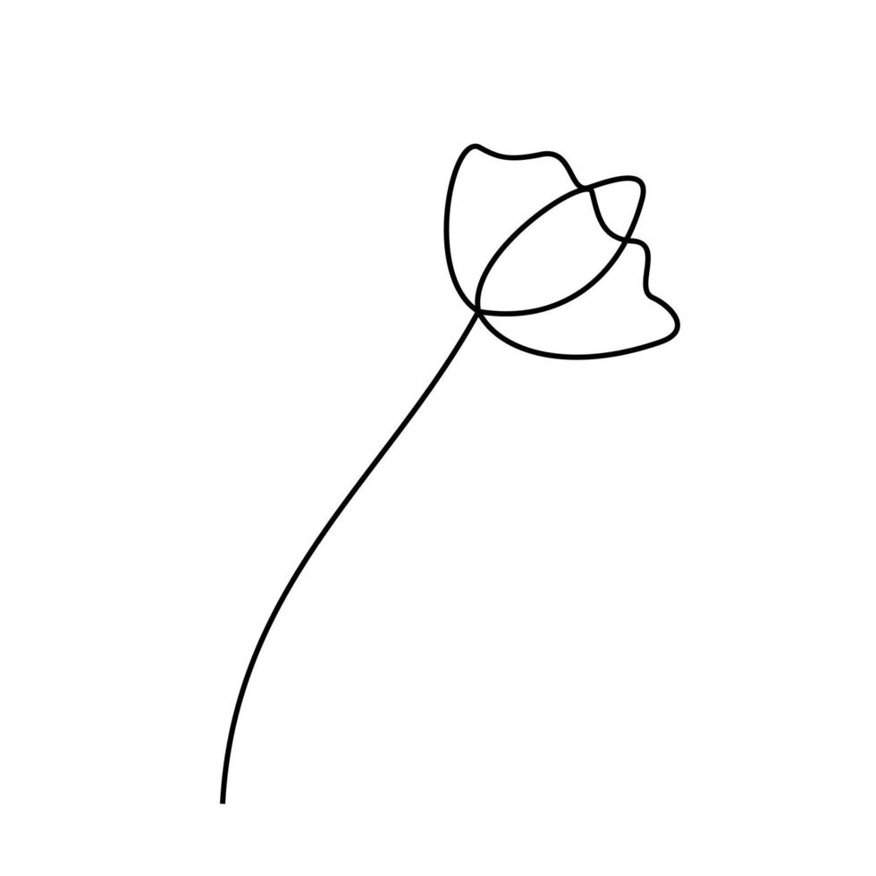 Flower Line Art vector
