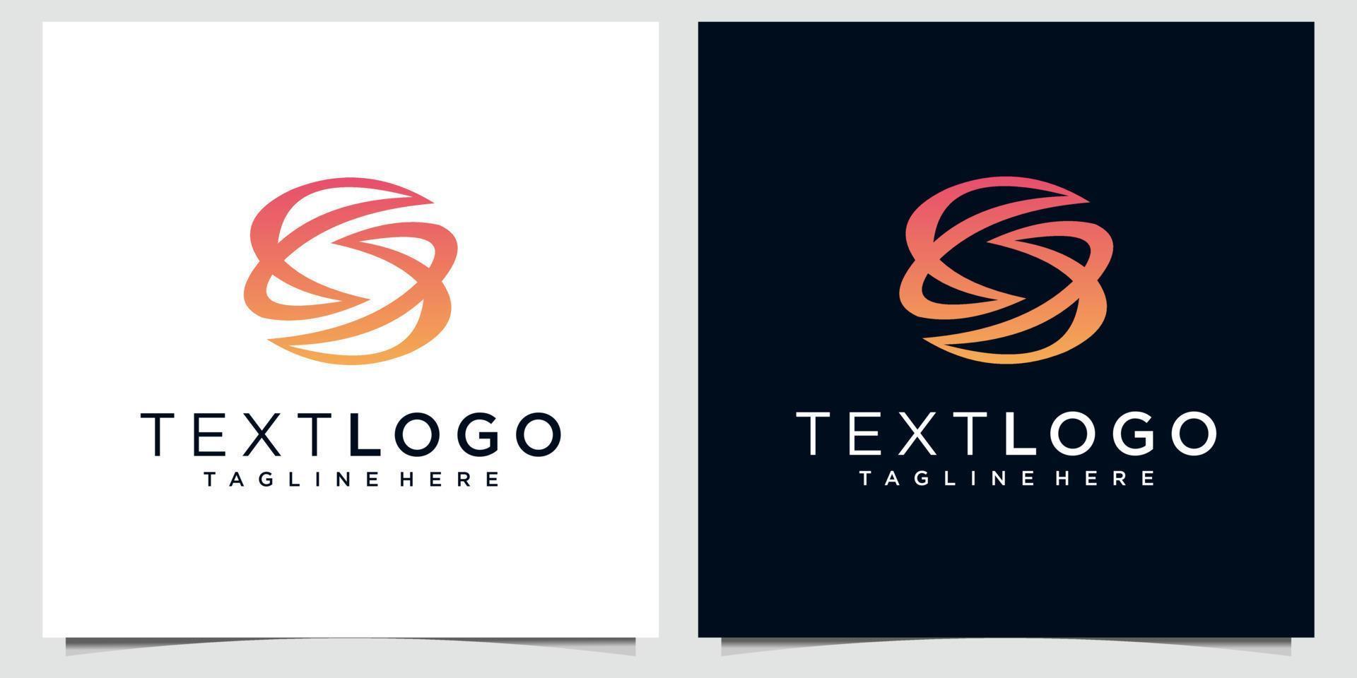 letter s logo design template vector illustration