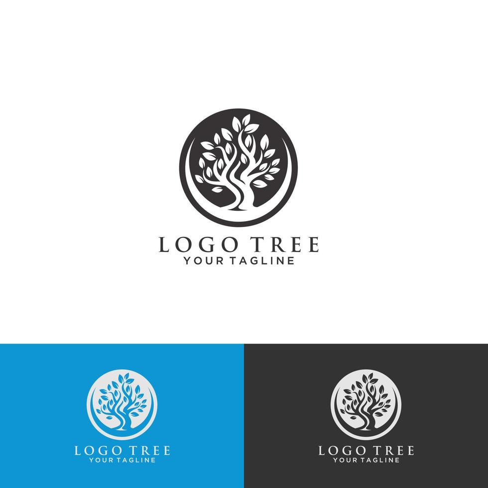 tree vector icon. logo design elements.