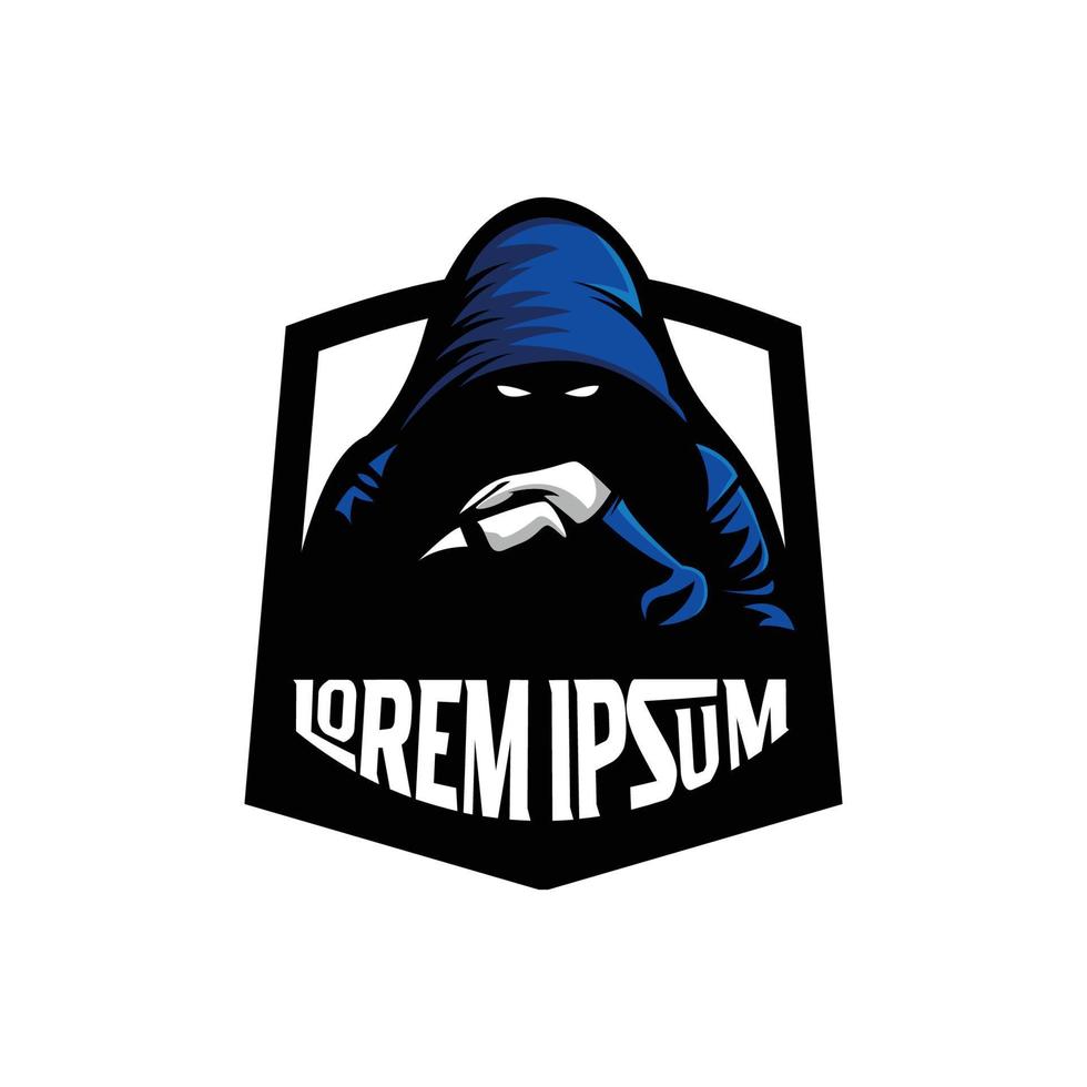 Assassin Logo Design vector
