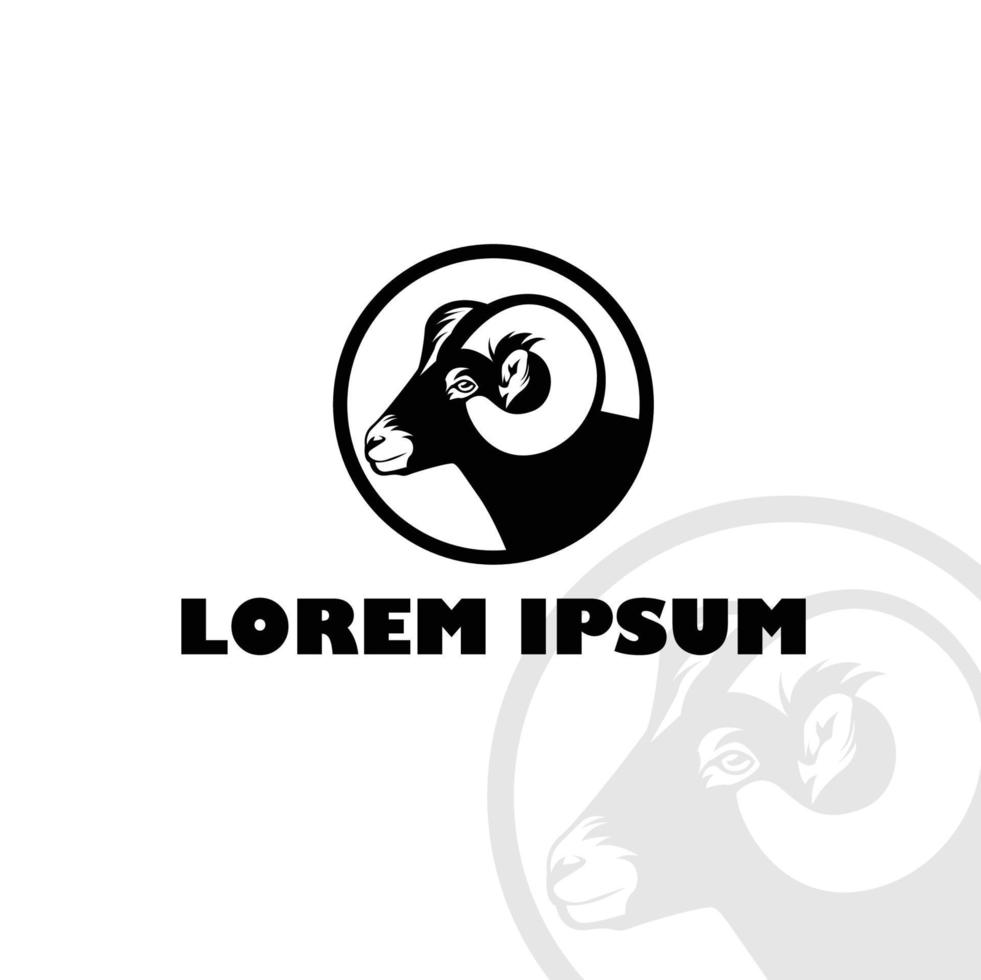 Goat Logo Design vector
