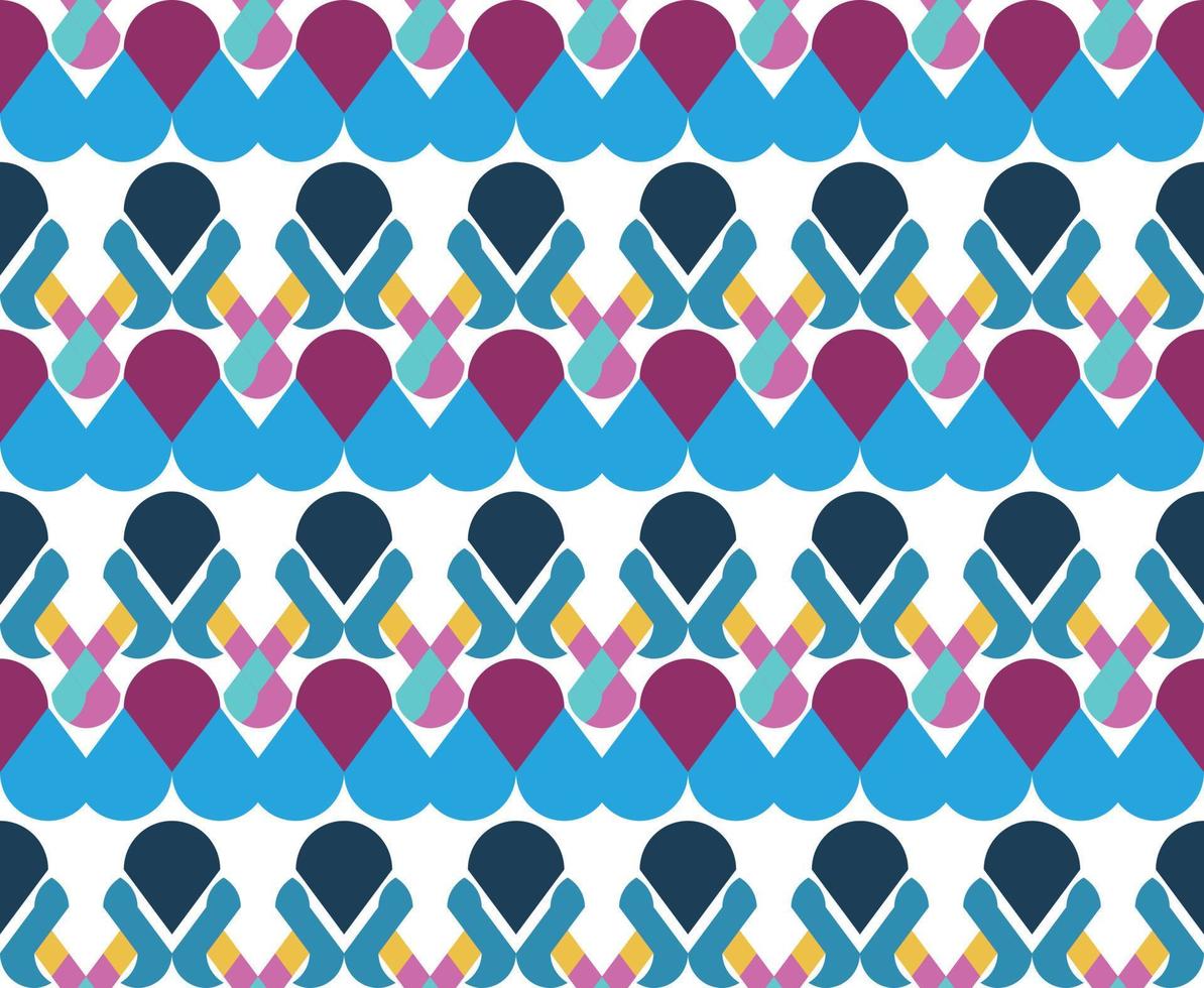 Beautiful pattern shape with colorful vector