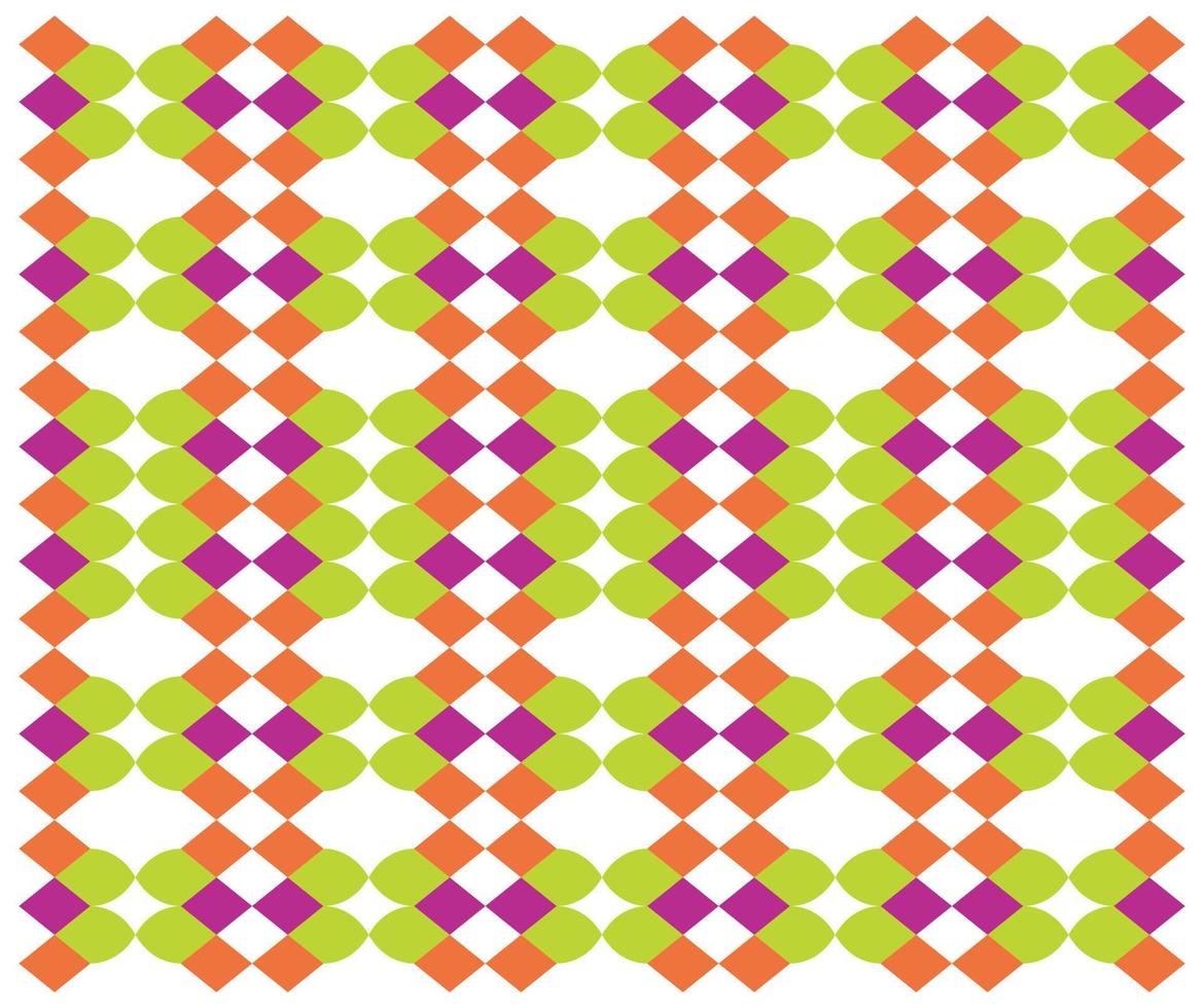 patrón forma colorido vector