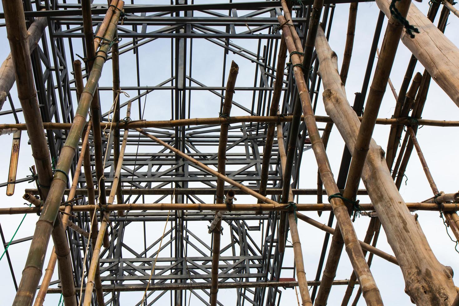 Low angle structures within the scaffold. photo