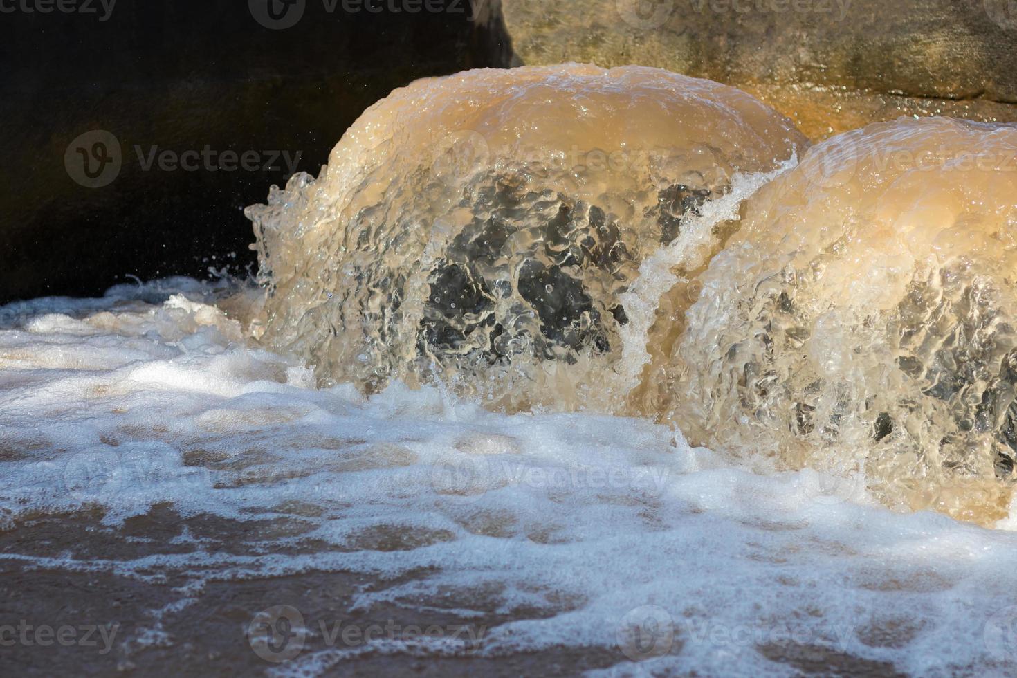 Stop overflow flooded sewerage. photo