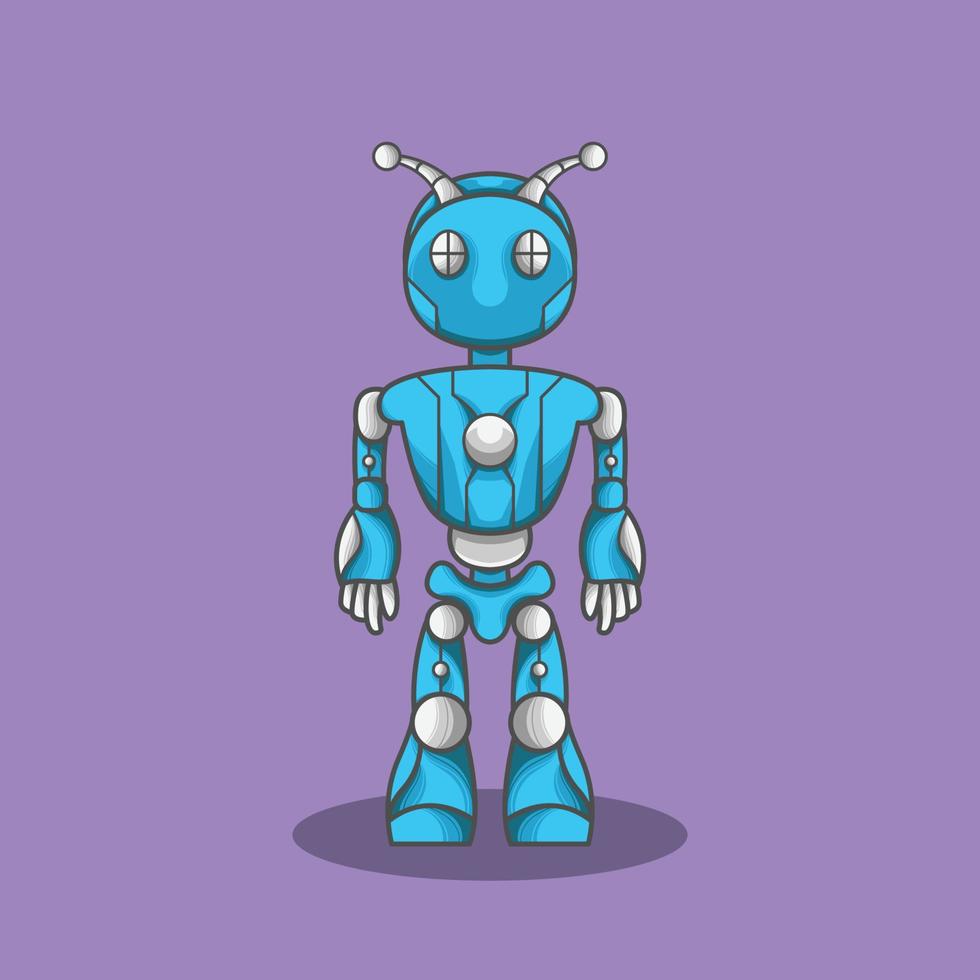 insecto robot mecha mascota vector