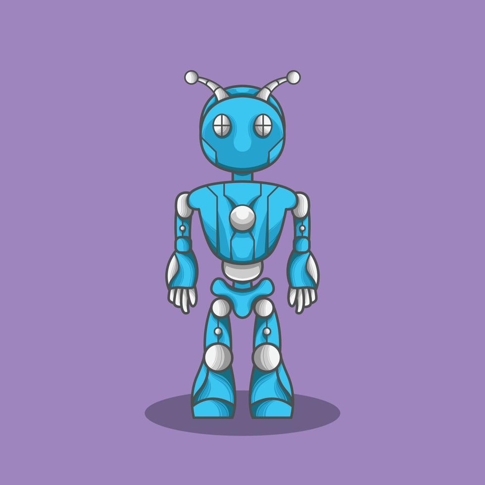 Insect Robot Mecha Mascot vector