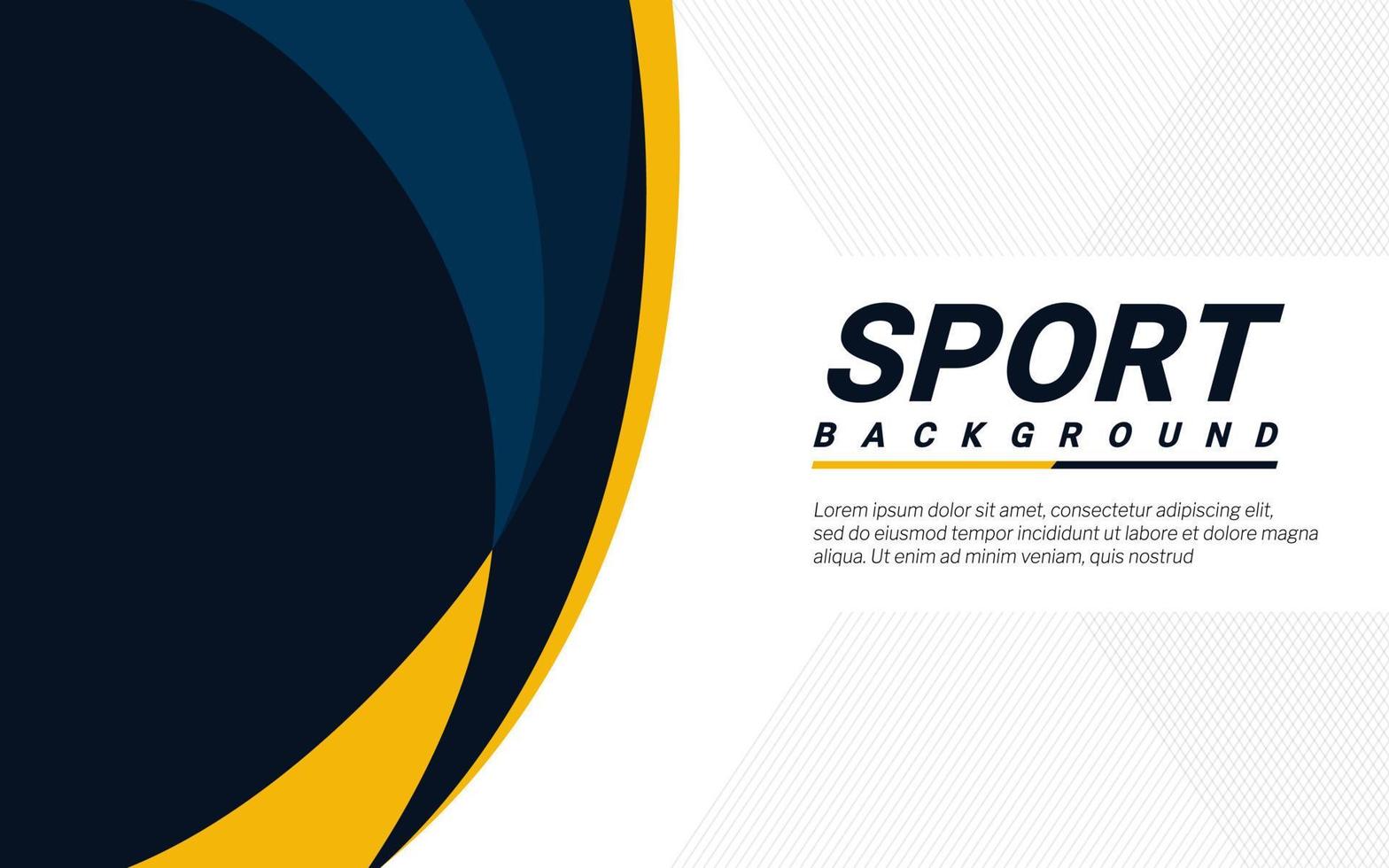 Background With Elegant and Modern Style, Sports Themed with a Combination of Yellow and Blue Colors Suitable for Background Designs or other Design Templates. vector