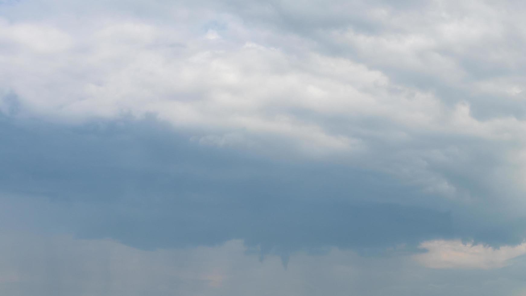 Cloudy background before rain will fall. photo