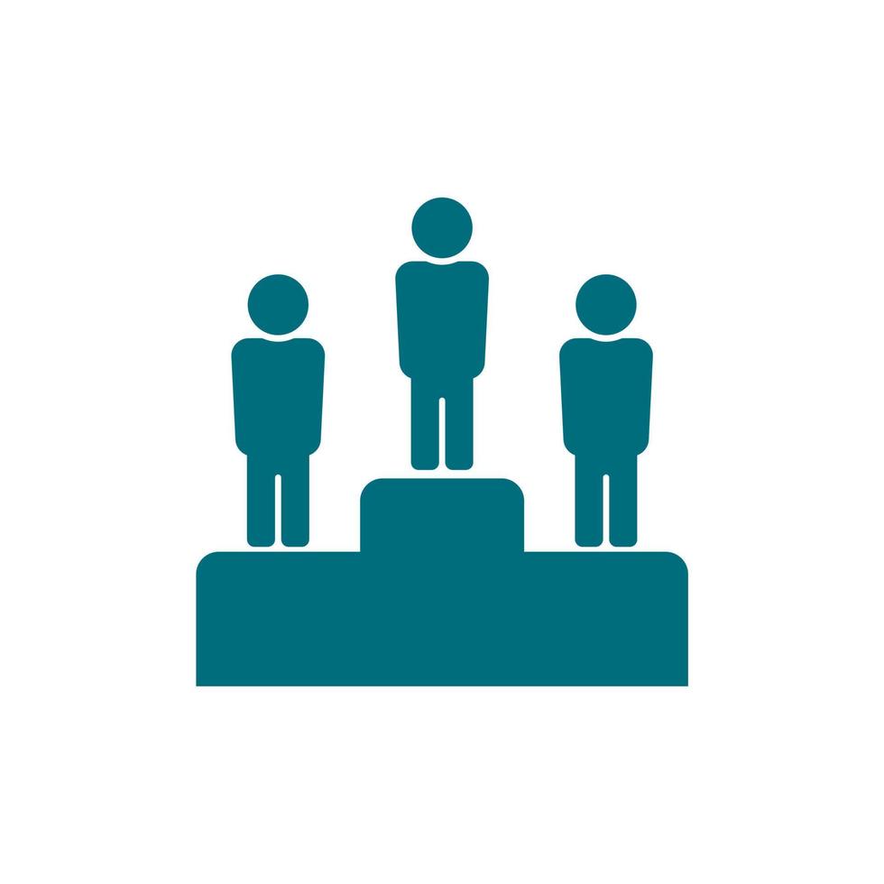 simple man icon on white background vector