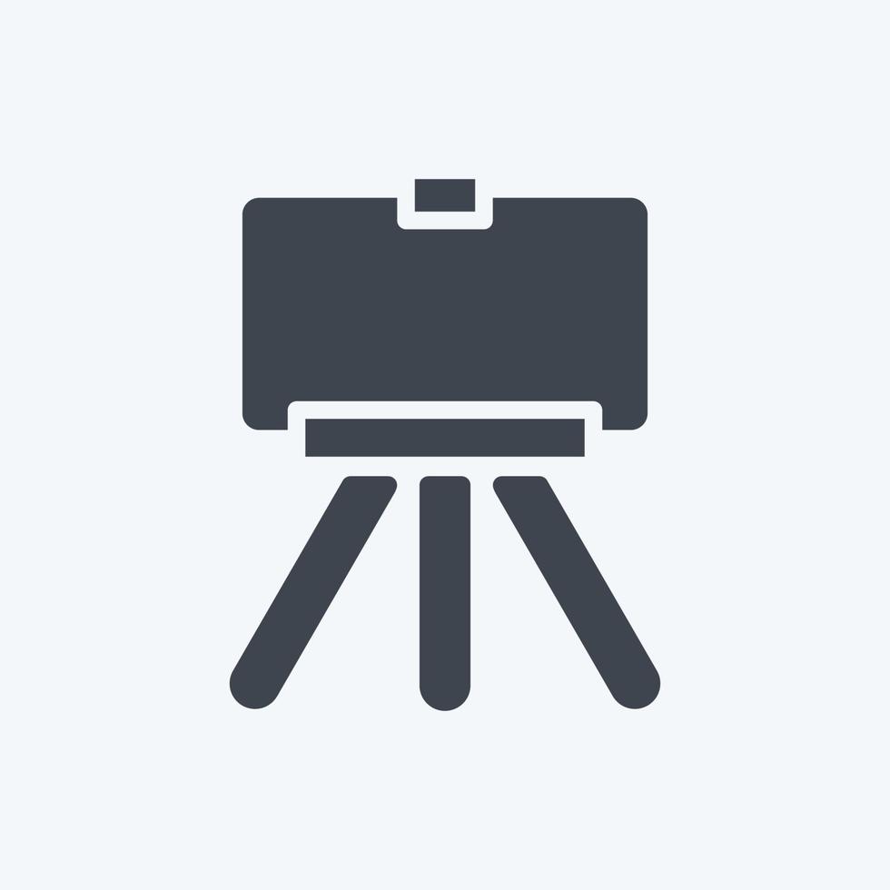 Icon Fine Art Photography. suitable for Art symbol. Glyph Style. simple design editable. design template vector. simple illustration vector