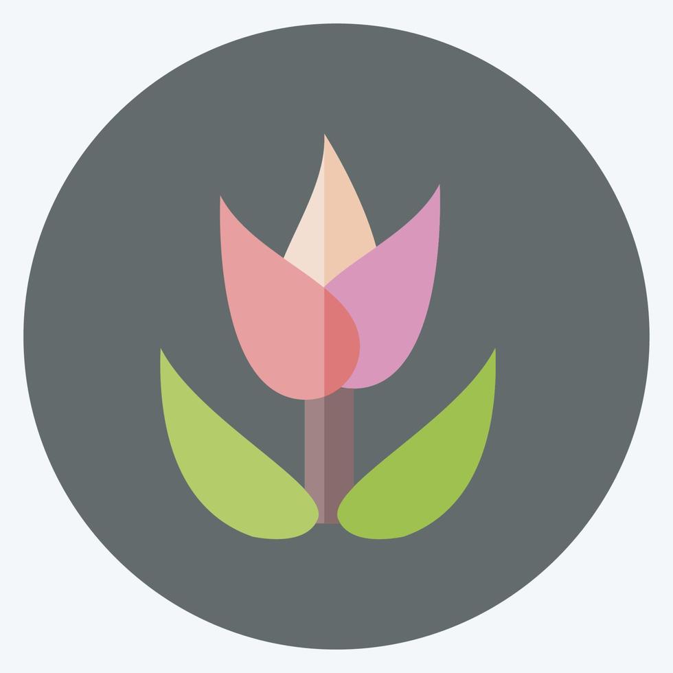 Icon Macro Photography. suitable for Art symbol. Flat Style. simple design editable. design template vector. simple illustration vector
