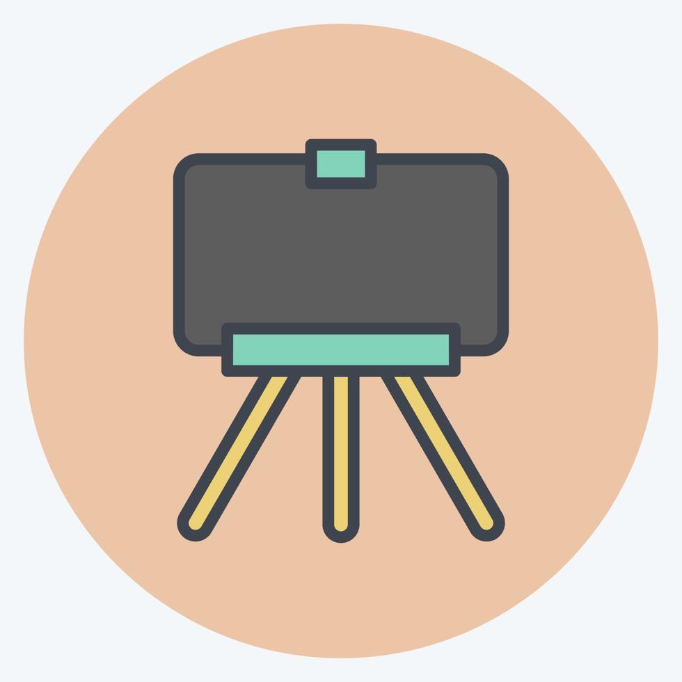 Icon Fine Art Photography. suitable for Art symbol. Color Mate Style. simple design editable. design template vector. simple illustration vector
