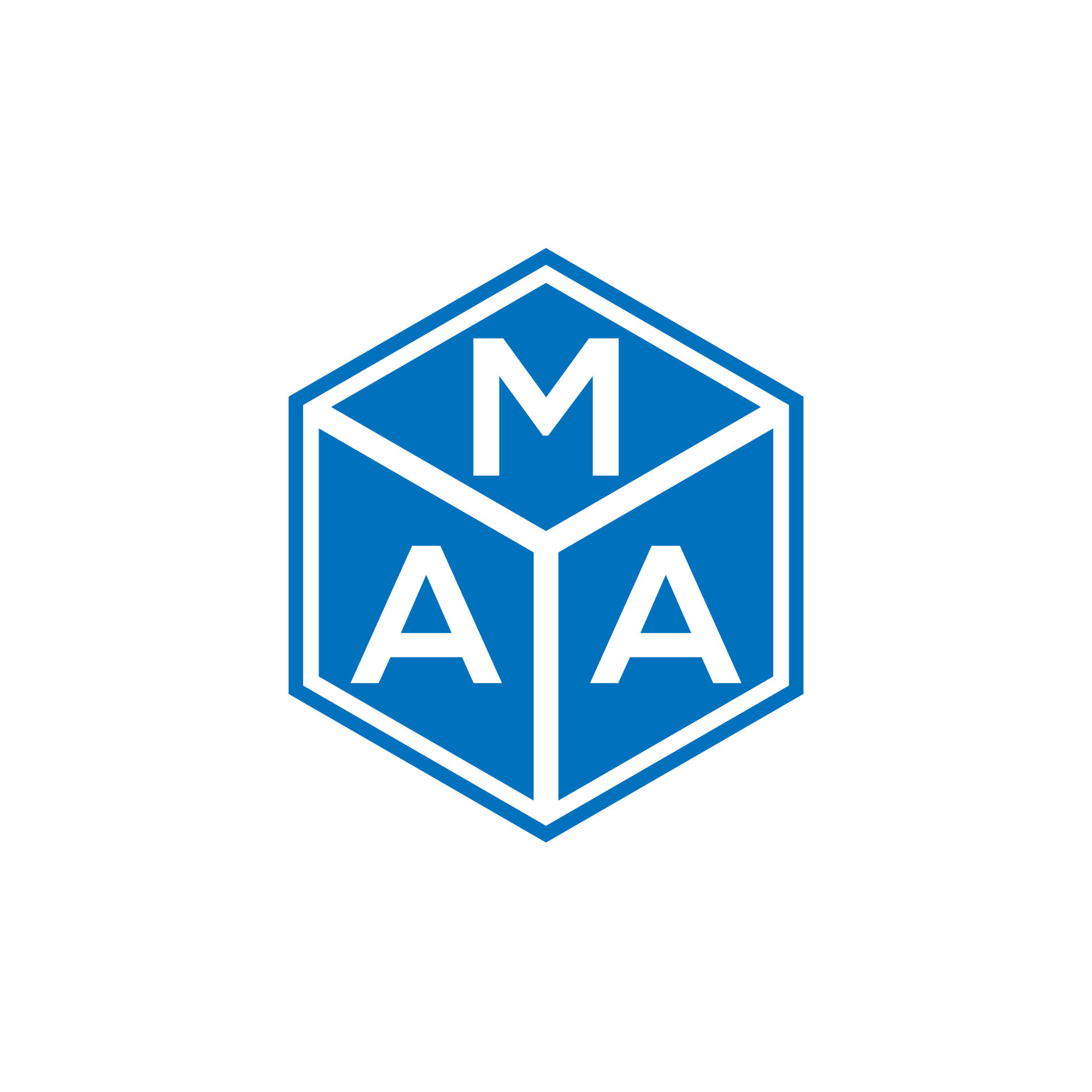 MAA letter logo design on black background. MAA creative initials letter  logo concept. MAA letter design. 7556120 Vector Art at Vecteezy