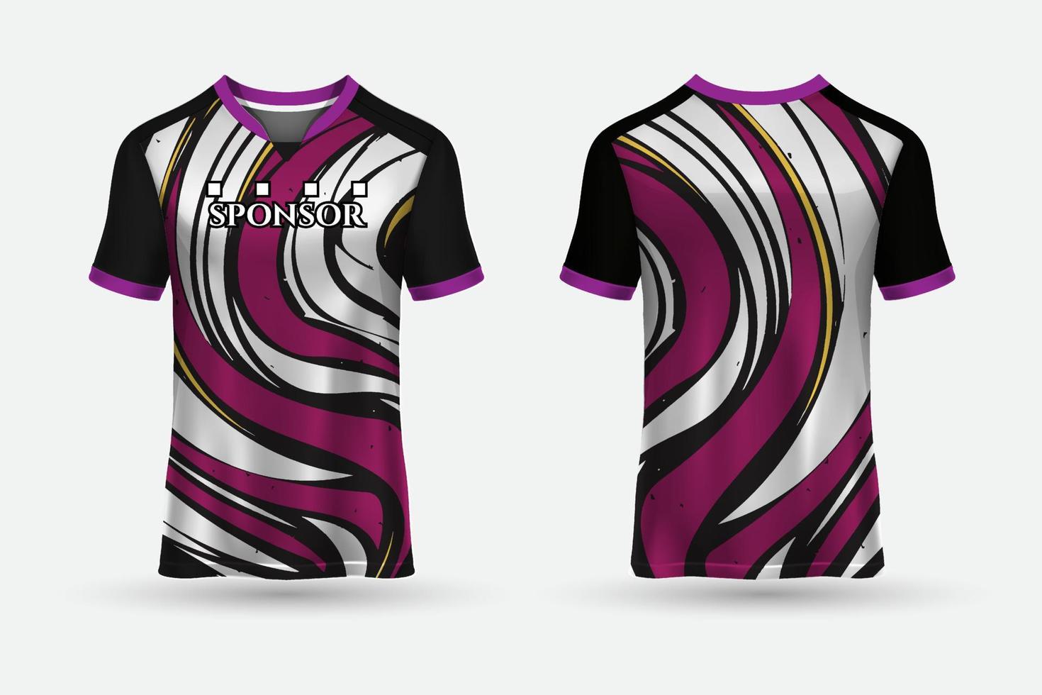 vector de diseño de camisetas de fútbol premium. vector de fondo de diseño deportivo de camiseta.