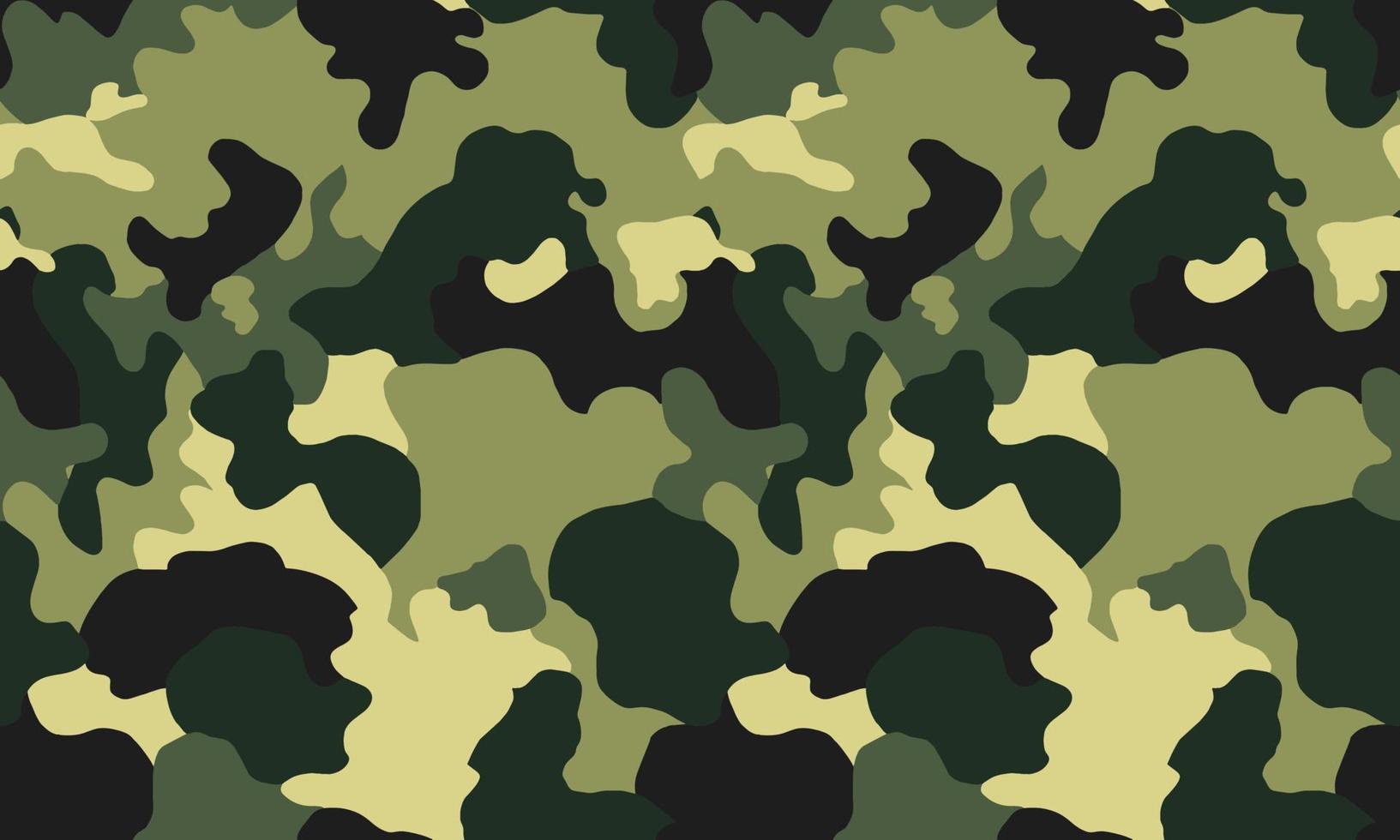patrón de vector transparente militar de camuflaje.