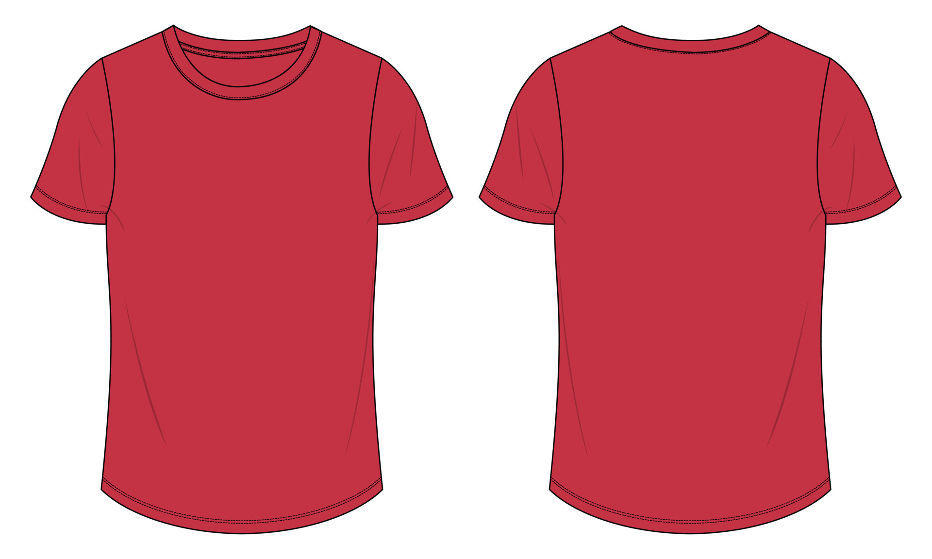 Red T Shirt Vector Art, Icons, and Graphics for Free Download