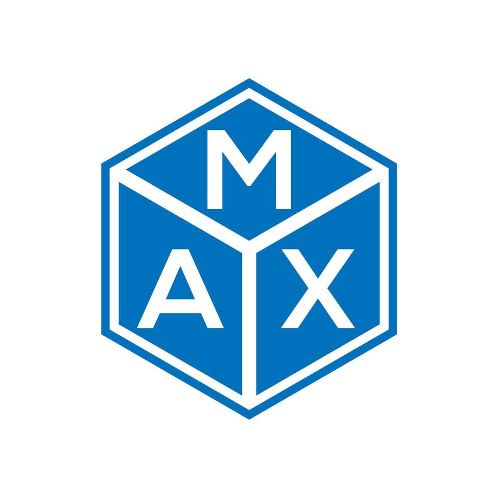 MAX creative initials letter logo concept. MAX letter design.MAX letter logo design on black background. MAX creative initials letter logo concept. MAX letter design. vector